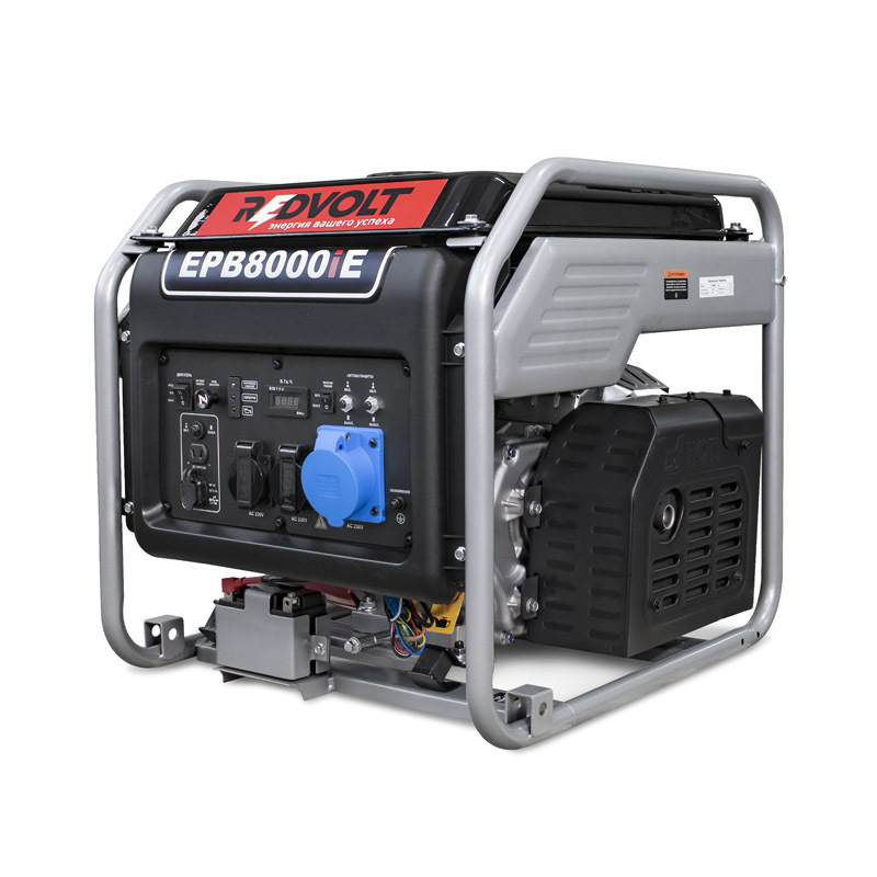 Изображение товара Бензиновый инверторный генератор Redvolt EPB8000iE 8 кВт с электростартером