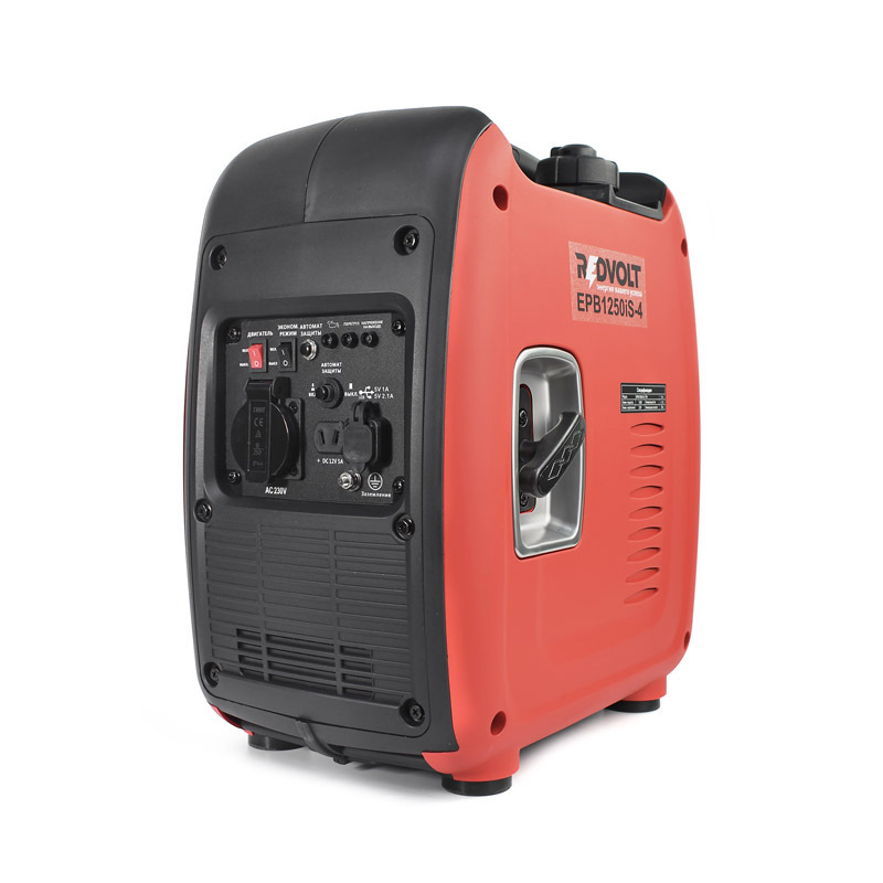 Изображение товара Генератор бензиновый Redvolt EPB1250iS-4 1.2 кВт портативный инвертор
