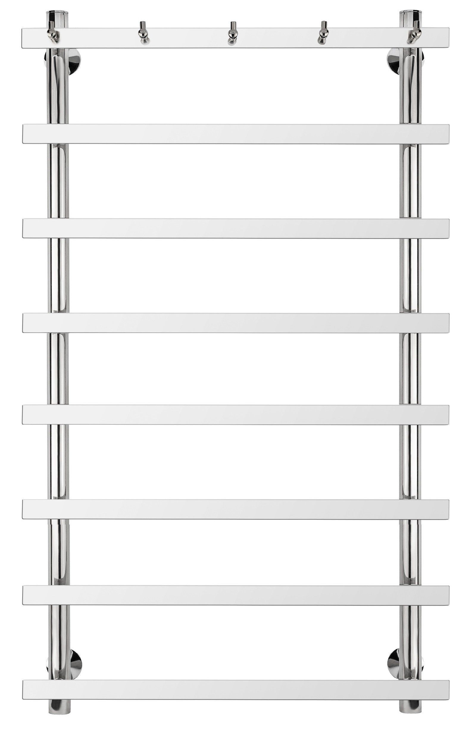 Изображение товара Полотенцесушитель электрический Secado Понтида 1 К L 600x1000 мм 300 Вт с терморегулятором лесенка цвет хром