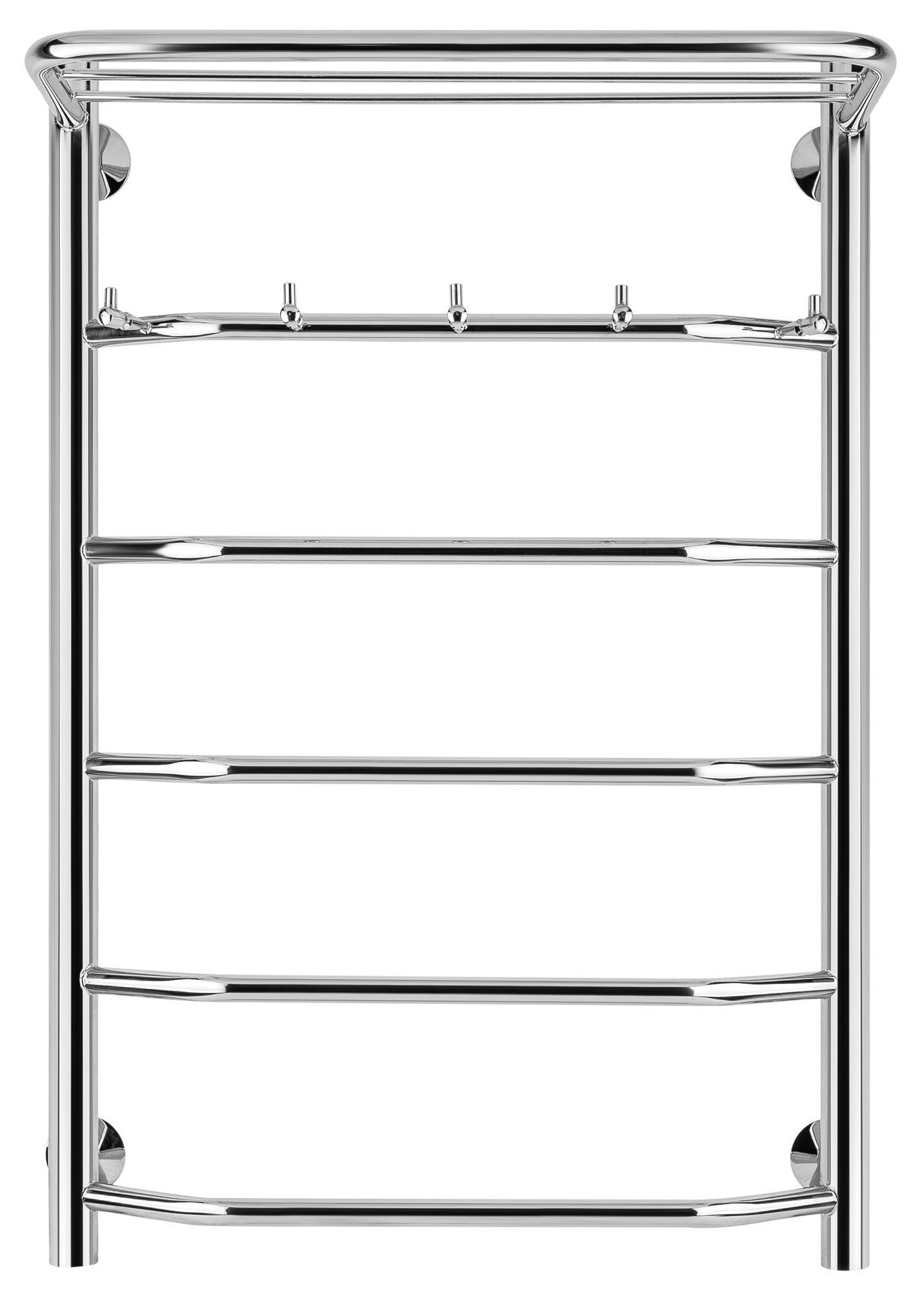 Изображение товара Полотенцесушитель водяной лесенка Secado Агата 1 ксп 800x500 мм универсальная подводка нержавеющая сталь цвет хром
