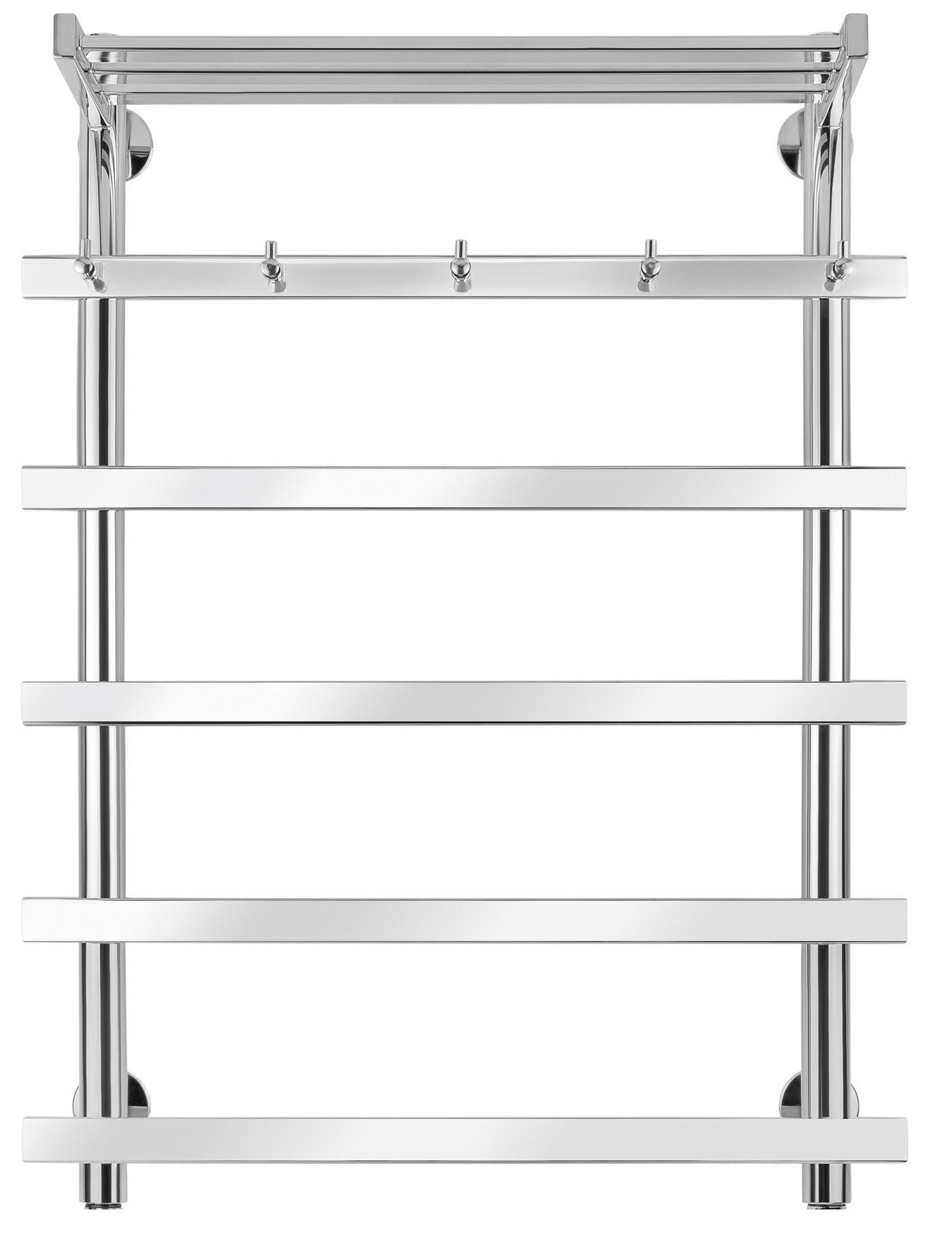 Изображение товара Электрический полотенцесушитель Secado Понтида 1 КСП 600x800 мм 300 Вт с терморегулятором и полкой