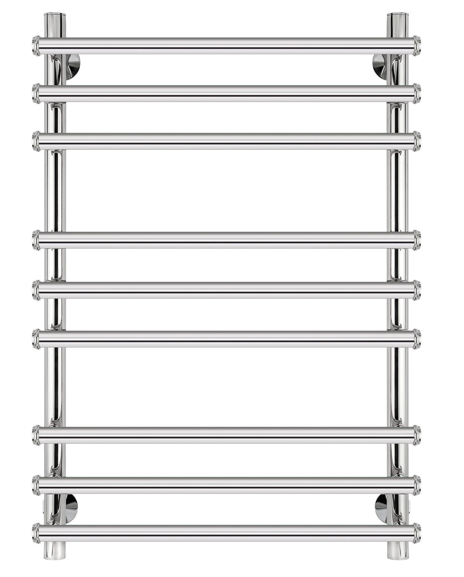 Изображение товара Полотенцесушитель электрический Secado Турин + 600x800 мм 300 Вт с терморегулятором лесенка цвет хром