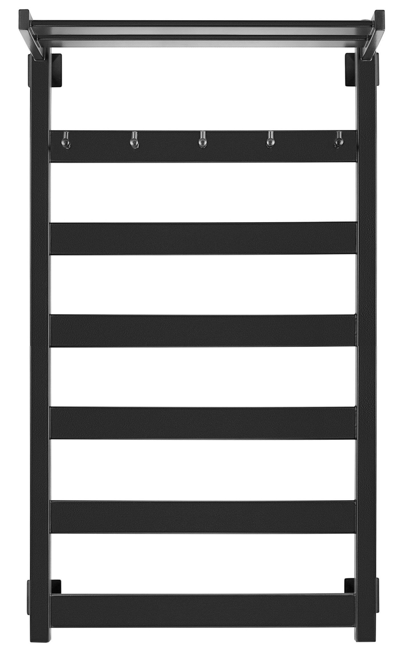 Изображение товара Водяной полотенцесушитель Secado Комано 1 КСП 1000x500 мм черный матовый