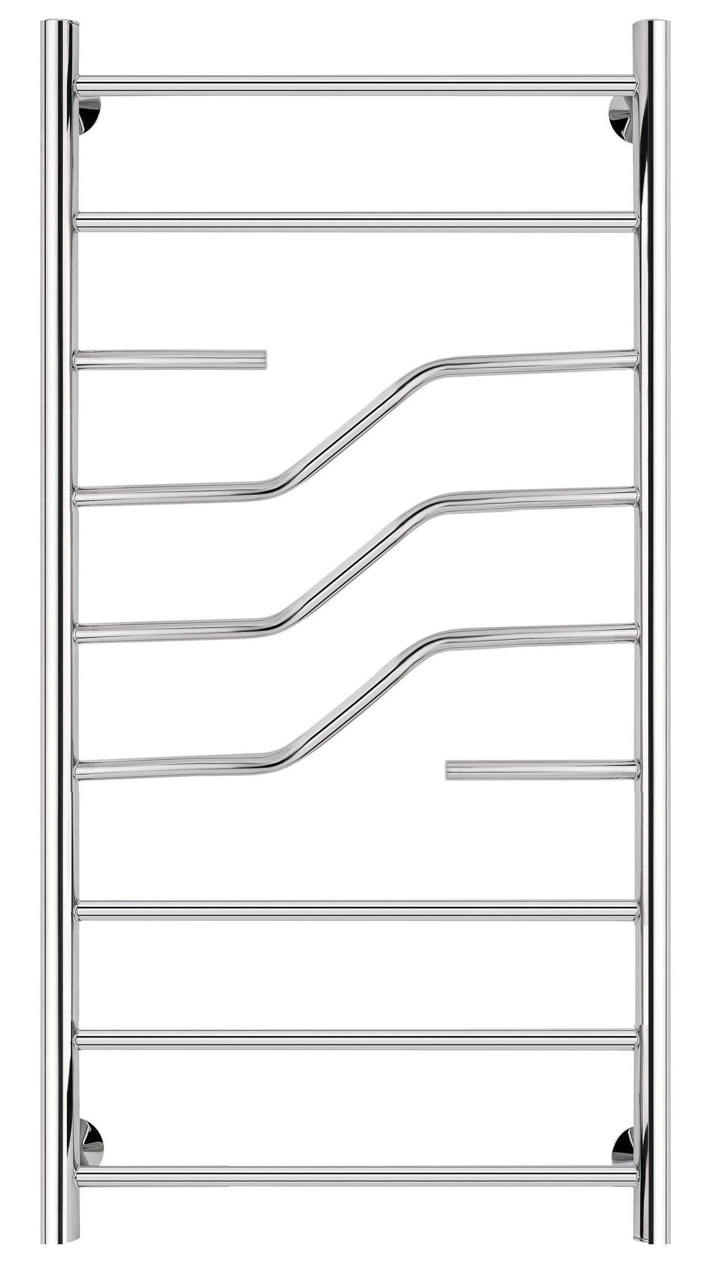 Изображение товара Полотенцесушитель электрический Secado Риволи правый 500x1000 мм 300 Вт с терморегулятором лесенка цвет хром