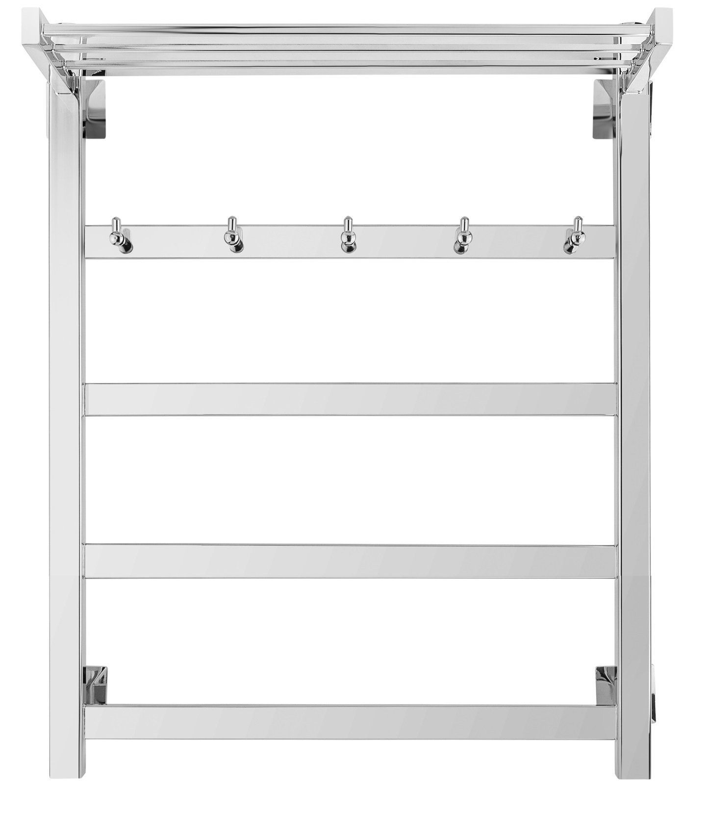 Изображение товара Полотенцесушитель водяной Secado Корсико 1 КСП 600x500 мм нержавеющая сталь хром