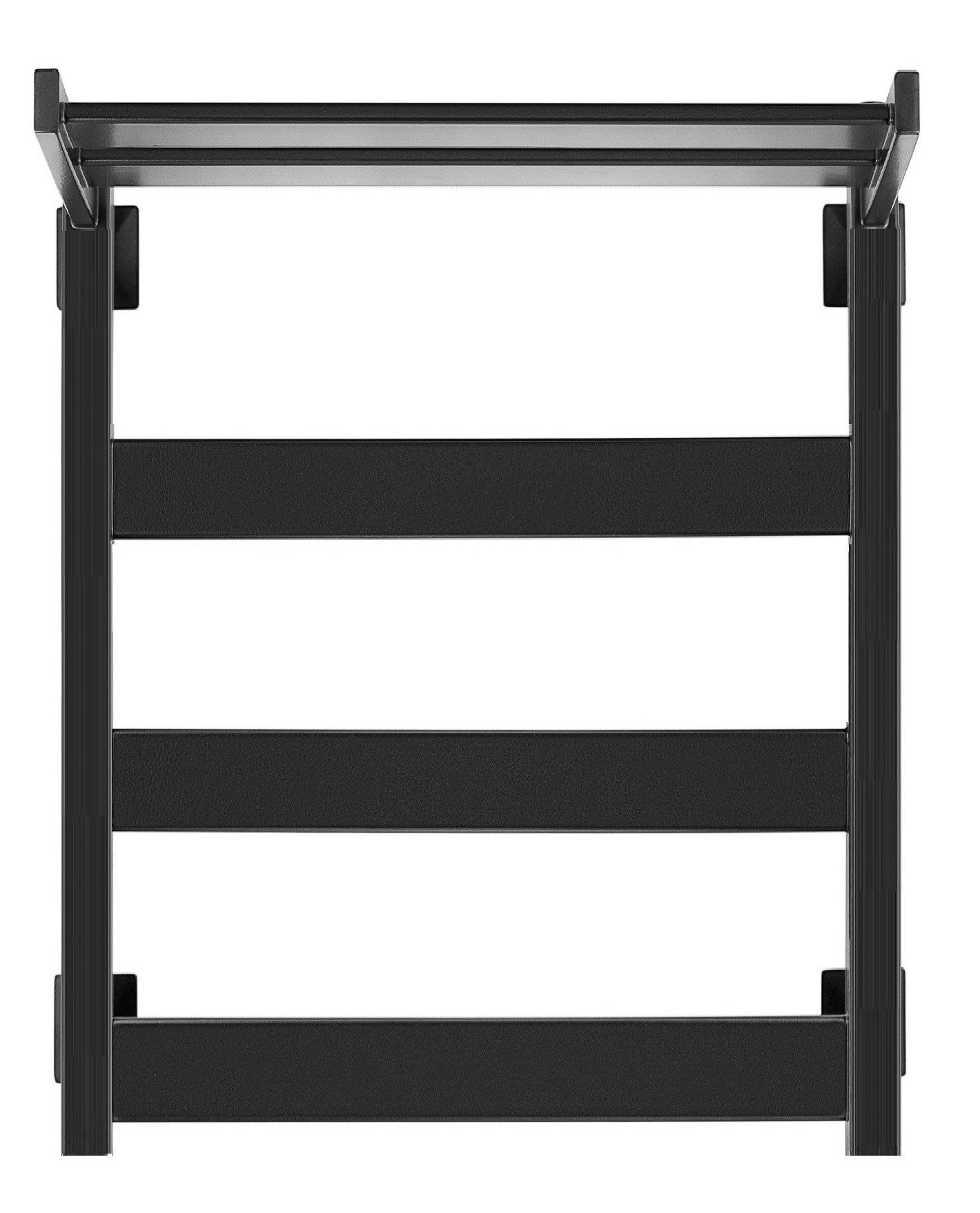 Изображение товара Полотенцесушитель водяной Secado Комано 1 СП черный матовый 600x500 мм универсальный