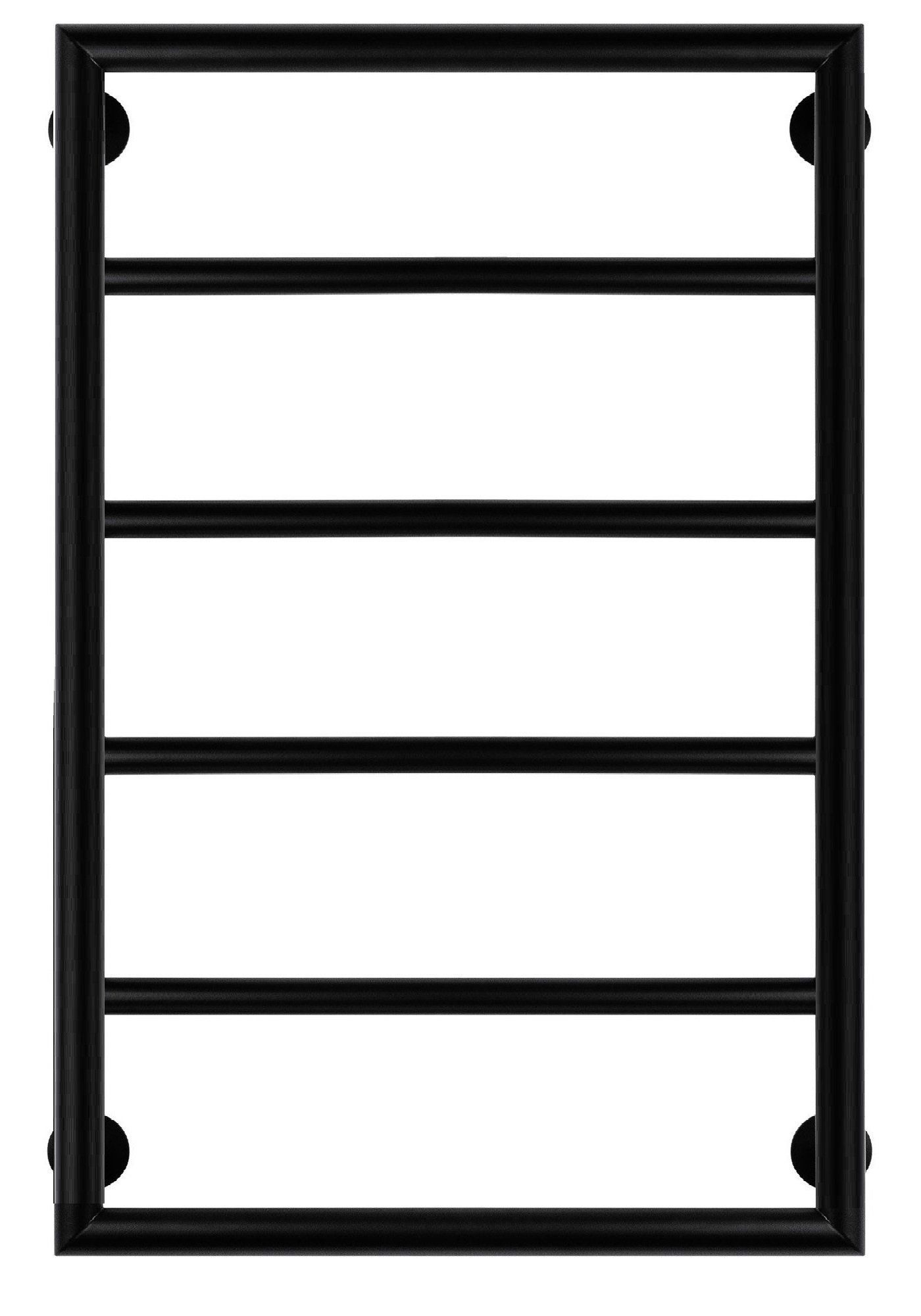 Изображение товара Полотенцесушитель водяной лесенка Secado Парма 2 800x500 мм универсальная подводка нержавеющая сталь цвет черный