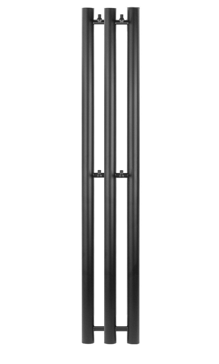 Изображение товара Полотенцесушитель водяной Secado Бергамо 3К 1000x170 мм черный матовый