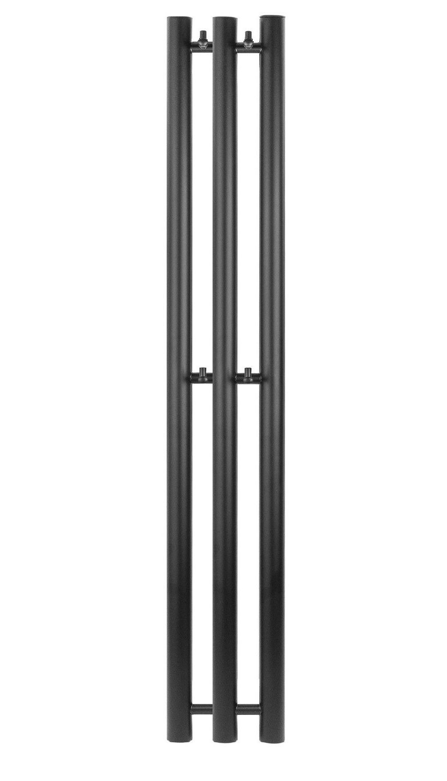 Изображение товара Водяной полотенцесушитель Secado Бергамо 3К 1300x170 мм черный матовый