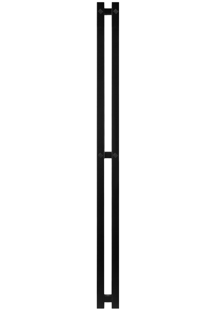 Изображение товара Полотенцесушитель электрический Secado Сандриго 2К левый 100x1800 мм 600 Вт с терморегулятором I-образный цвет черный матовый