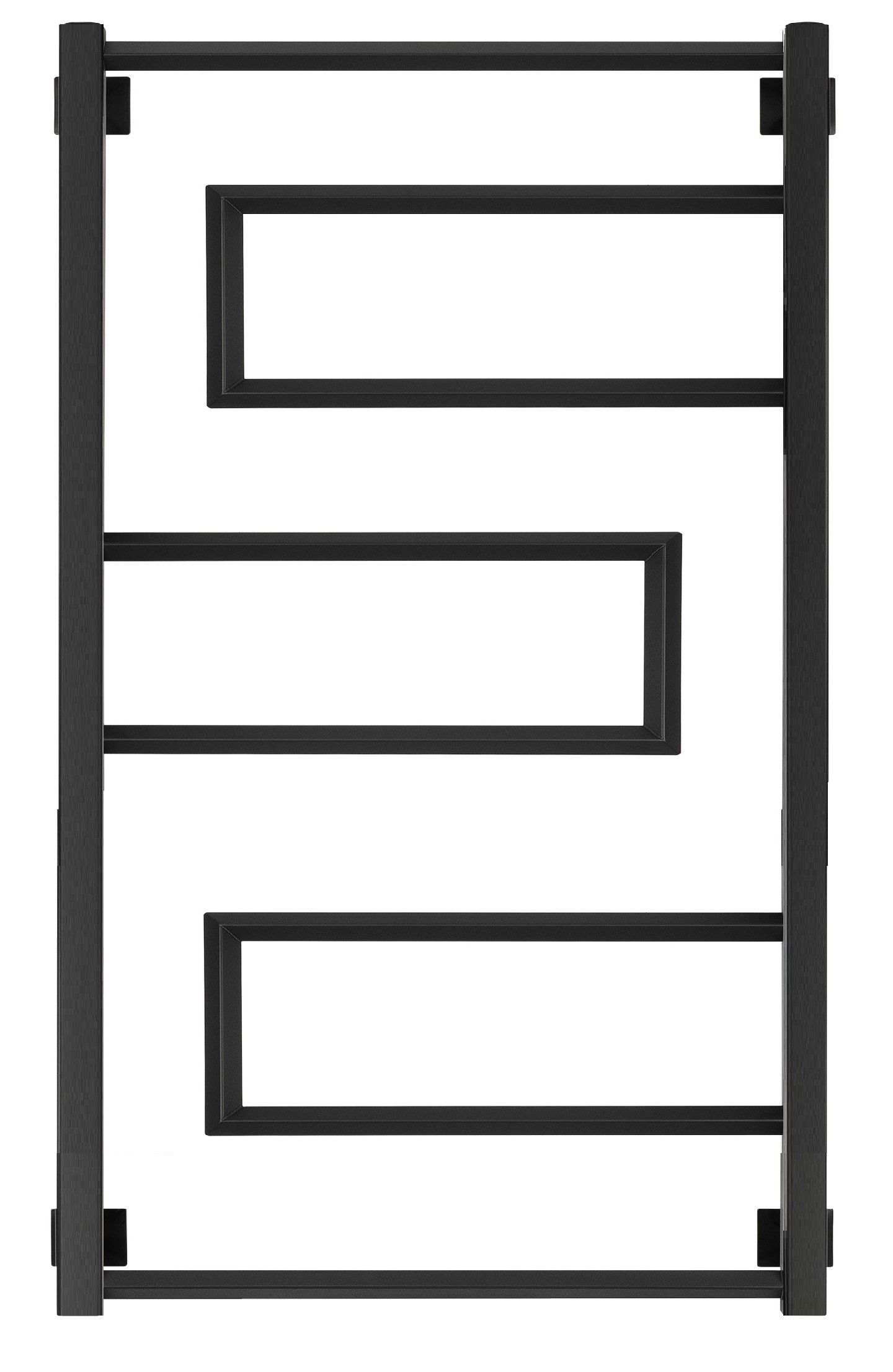 Изображение товара Полотенцесушитель электрический Secado Рабби черный матовый 500x1000 мм