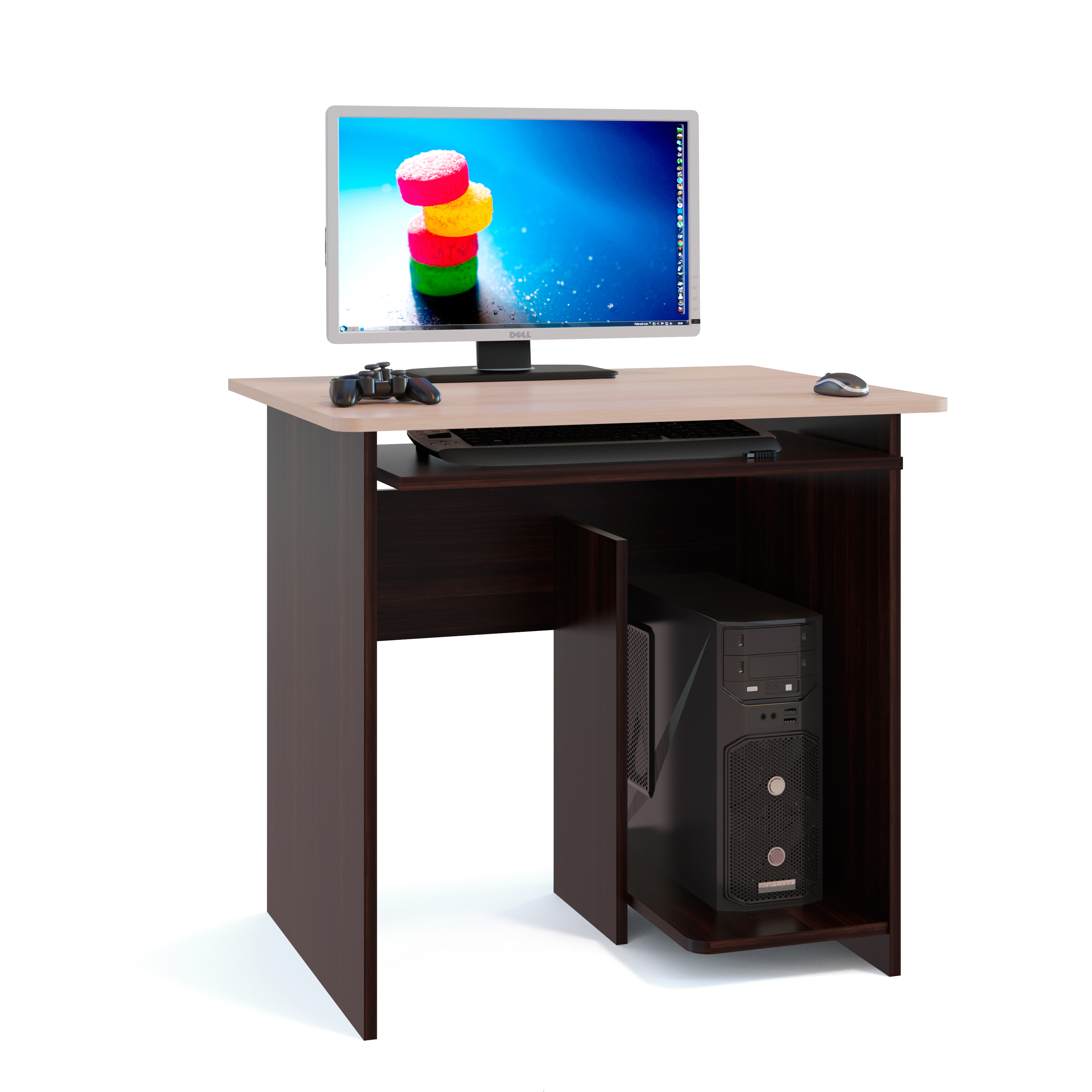 Изображение товара Компьютерный стол Сокол-Т КСТ21.1Вб5 цвет дуб беленый