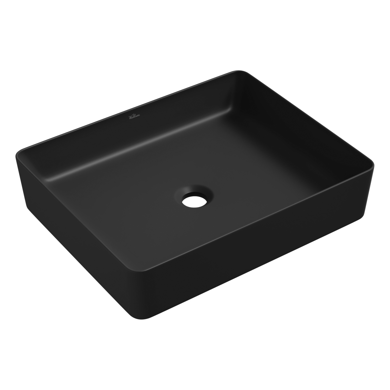 Изображение товара Раковина Wellsee freedom 2.0 20217927R 51 см матовый черный комплект