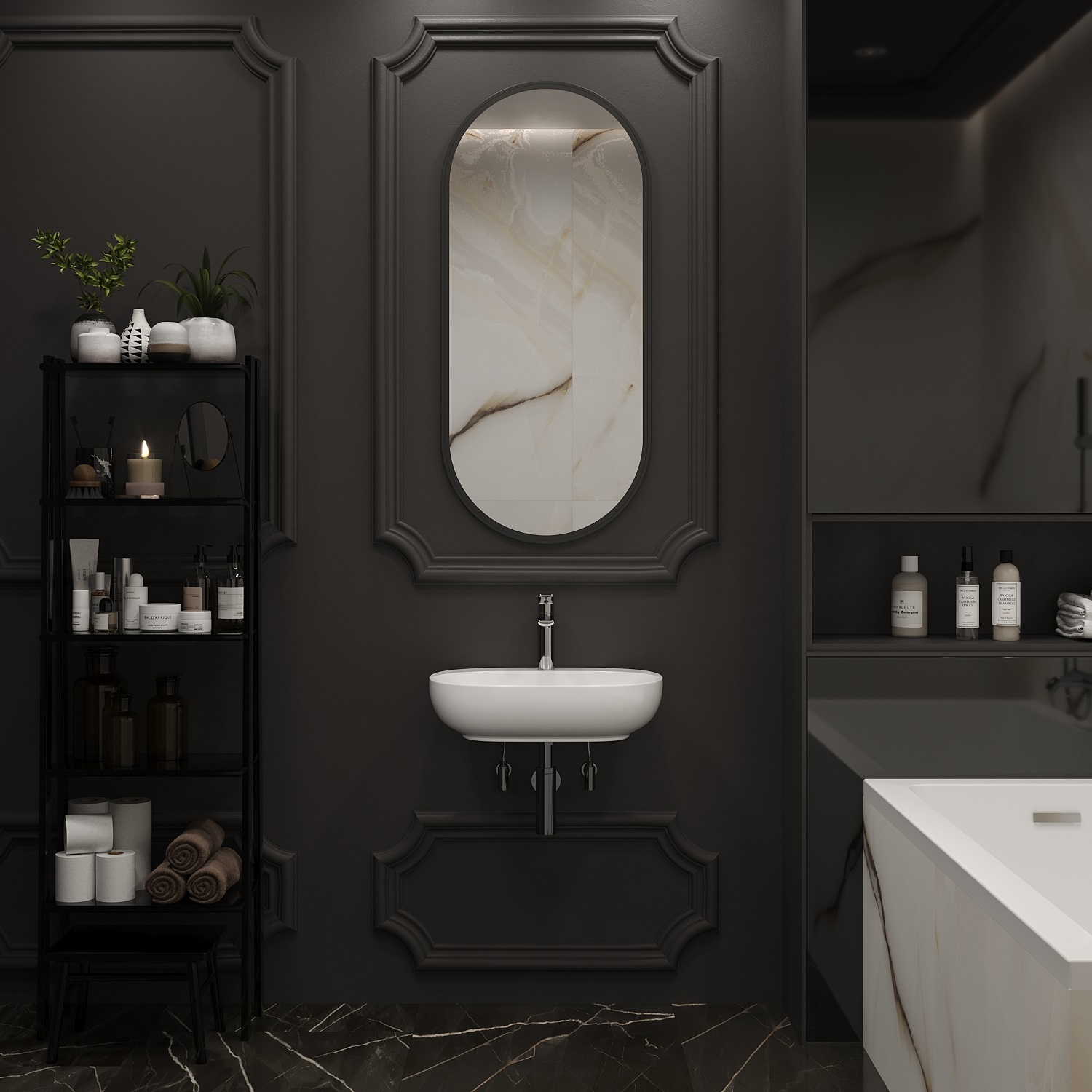 Изображение товара Раковина Wellsee pro line 20218393R накладная с комплектом аксессуаров