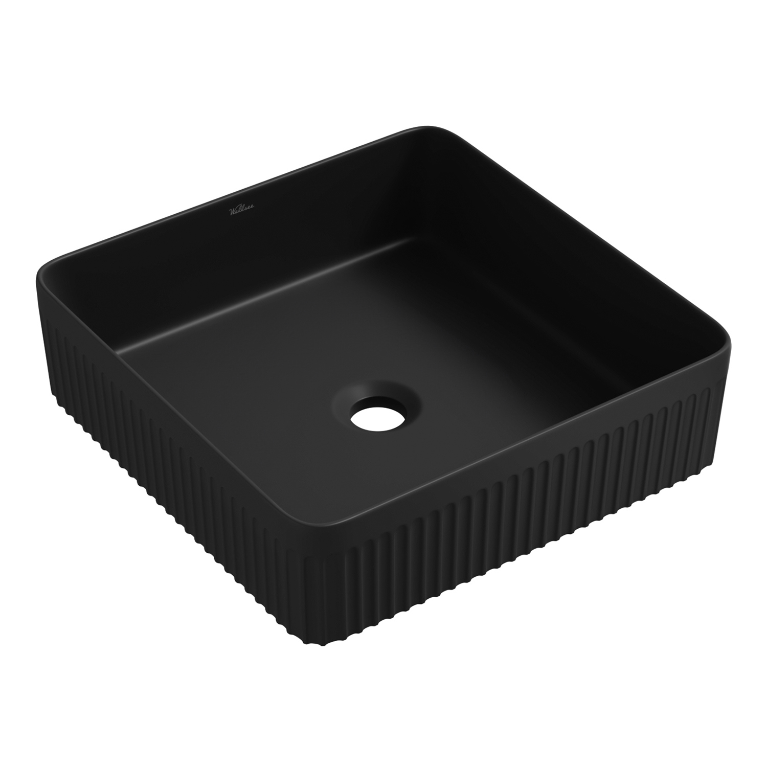 Изображение товара Раковина Wellsee Festive Fox 2.0 20218048R 36 см черная с комплектом