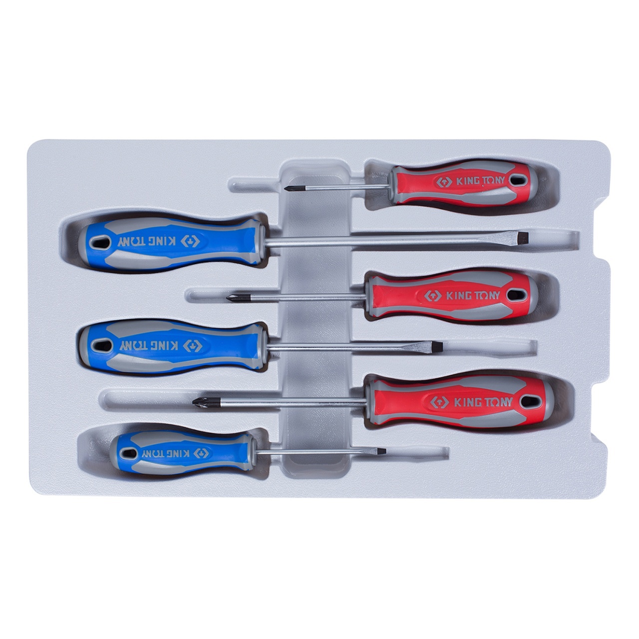 Изображение товара Набор отверток King Tony 31116MR 6 шт магнитные наконечники высокого качества