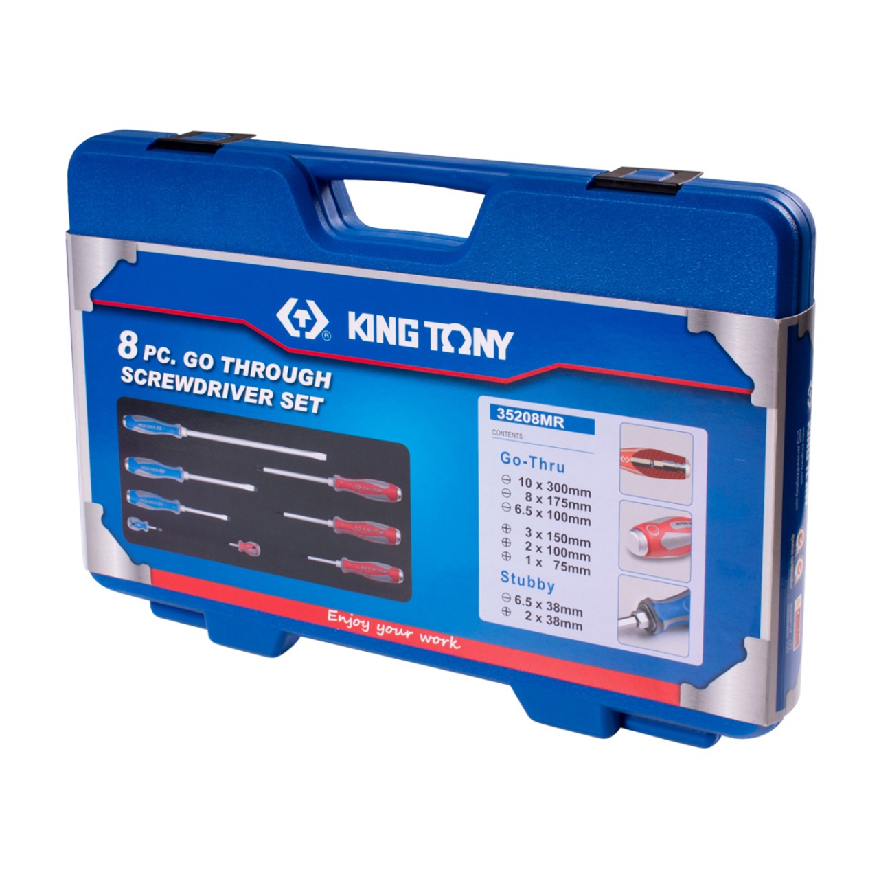 Изображение товара Набор отверток King Tony 35208MR, 8 шт