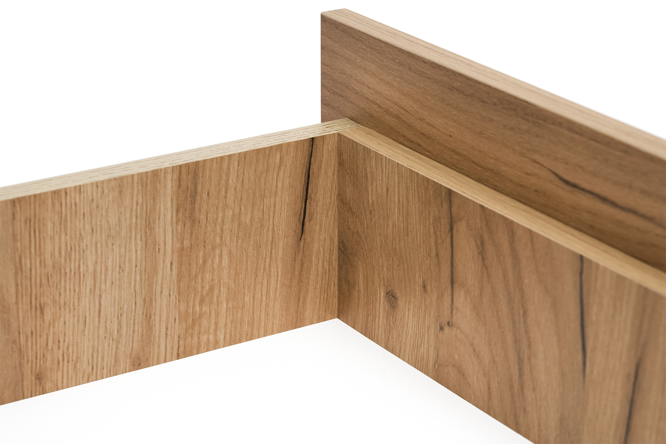 Изображение товара Шкаф распашной Мк стиль 08-78700 с белым глянцем и дубом крафт золотой