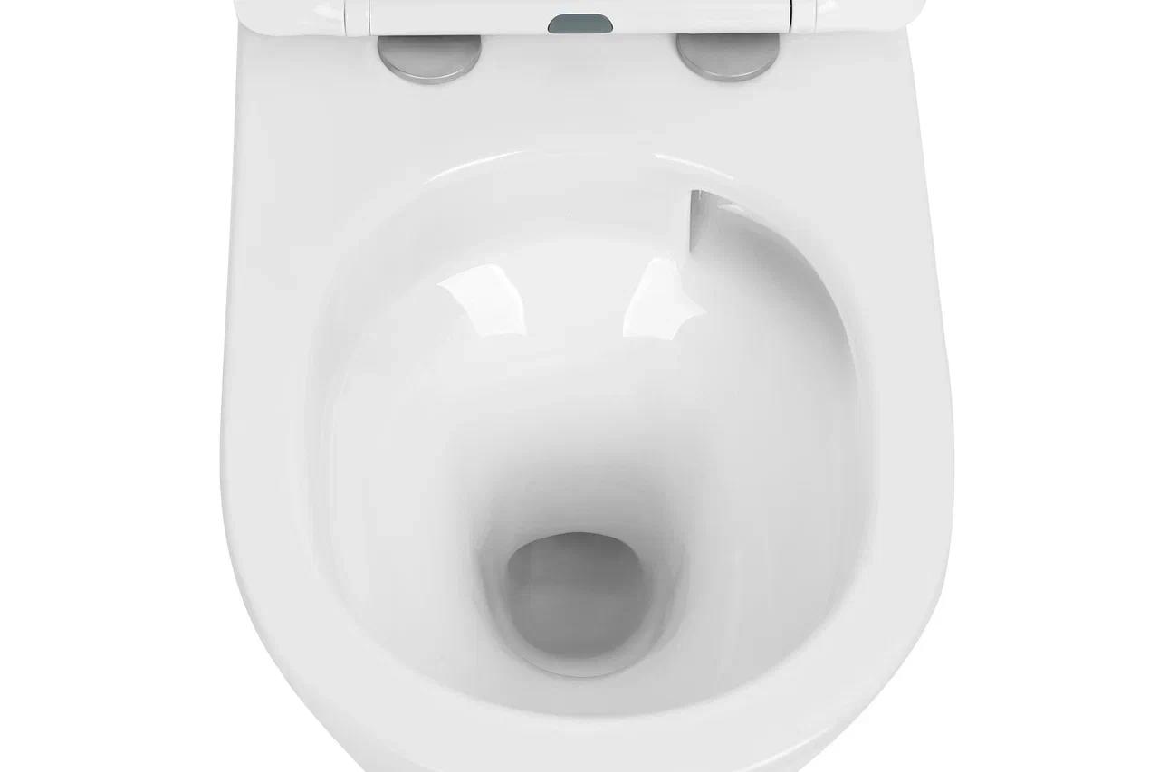 Изображение товара Комплект инсталляция с унитазом Bauedge Q111300-BK0001-HQ-Q00007 белый