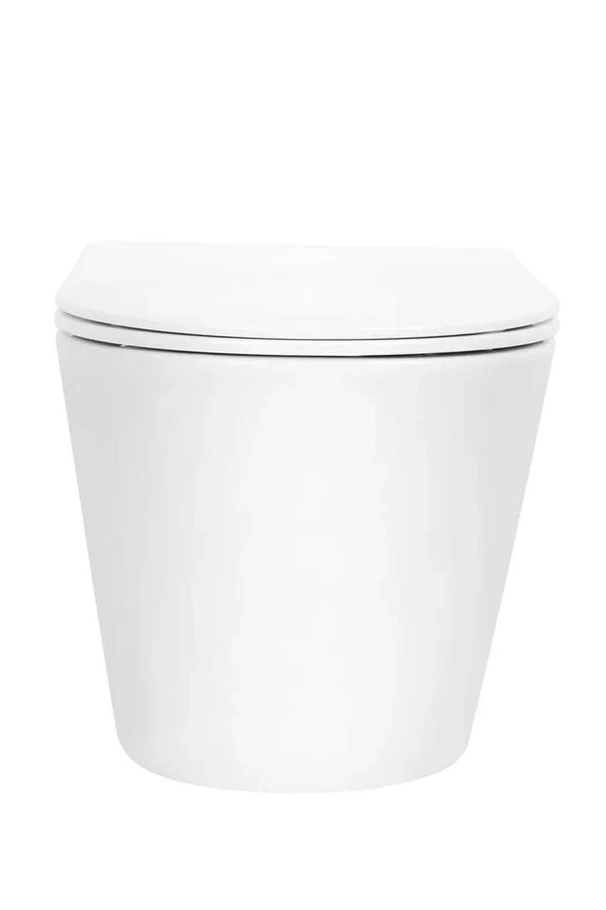 Изображение товара Комплект инсталляции с унитазом Bauedge Q111300-BK0001-HQ-Q00006 белый современные технологии