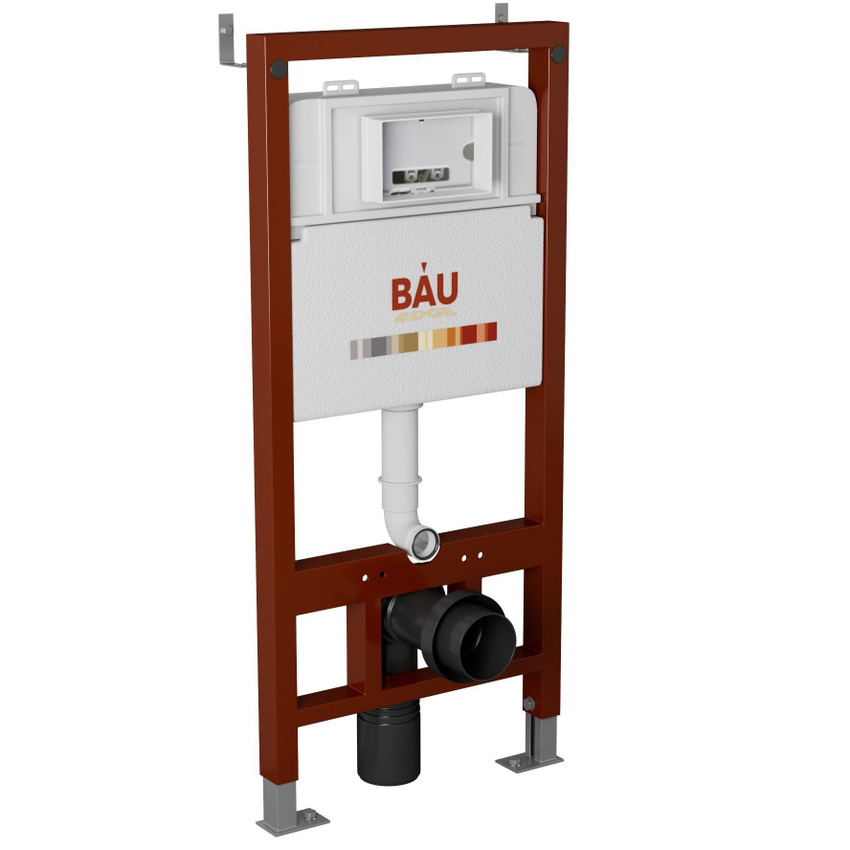 Изображение товара Комплект инсталляция с унитазом Bauedge Q111300-BK0001-HQ-Q00008 белый