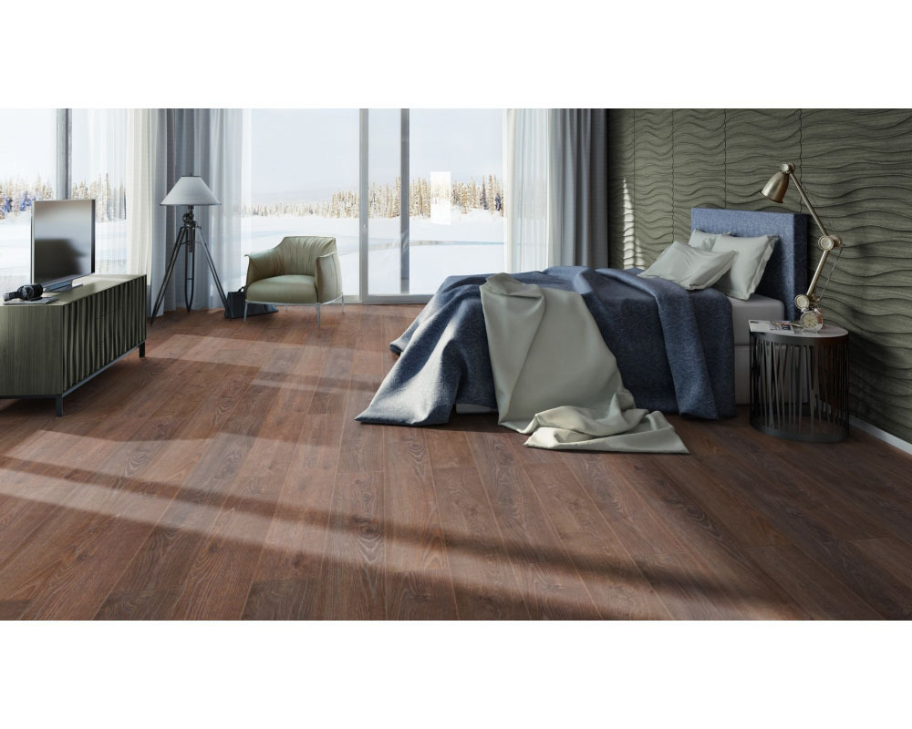 Изображение товара Ламинат Tarkett Estetica Дуб Натур Темно-коричневый 33 класс 9 мм фаска 1.75м²