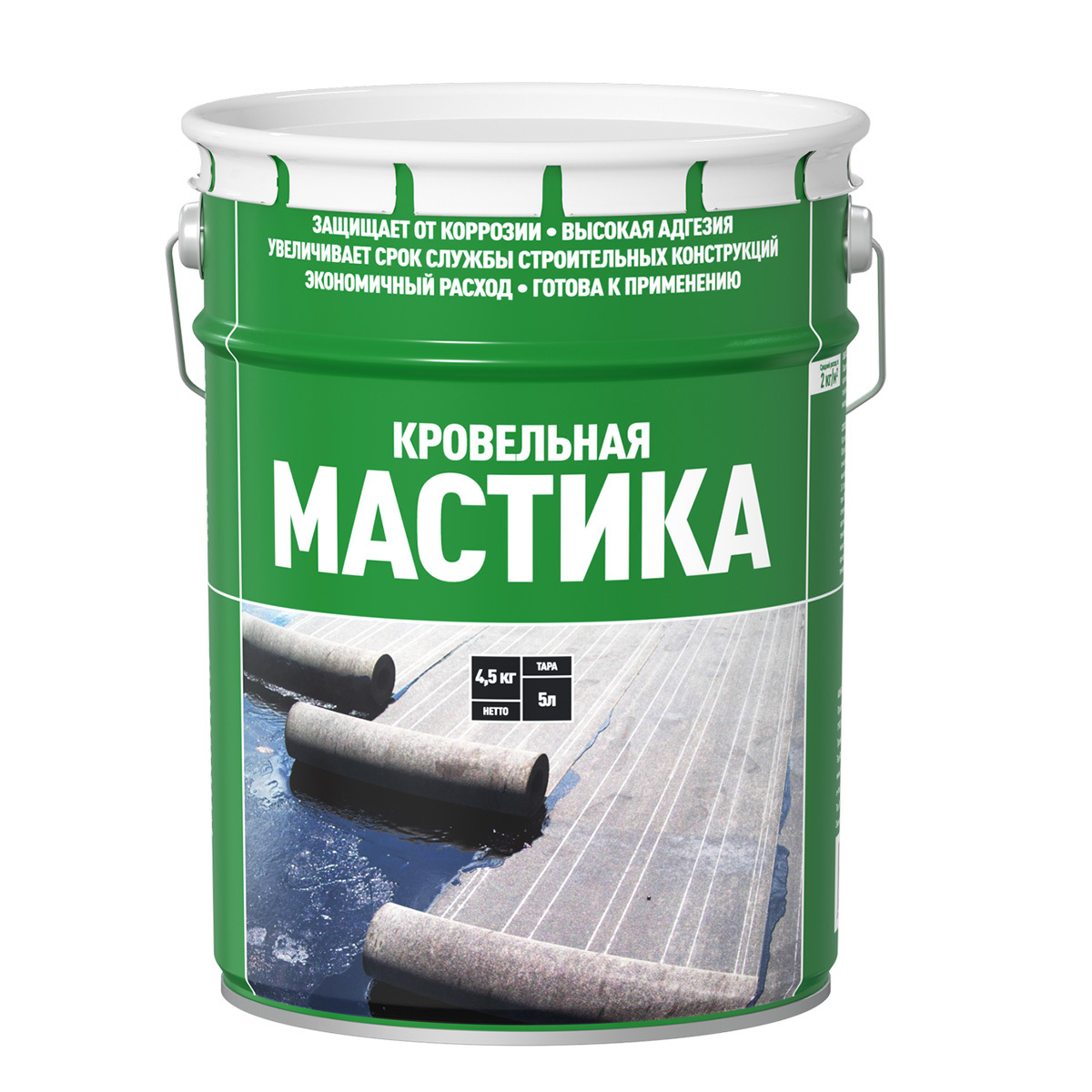 Изображение товара Мастика битумная Старт кровельная 5л Изображение товара Мастика битумная Старт кровельная 5л