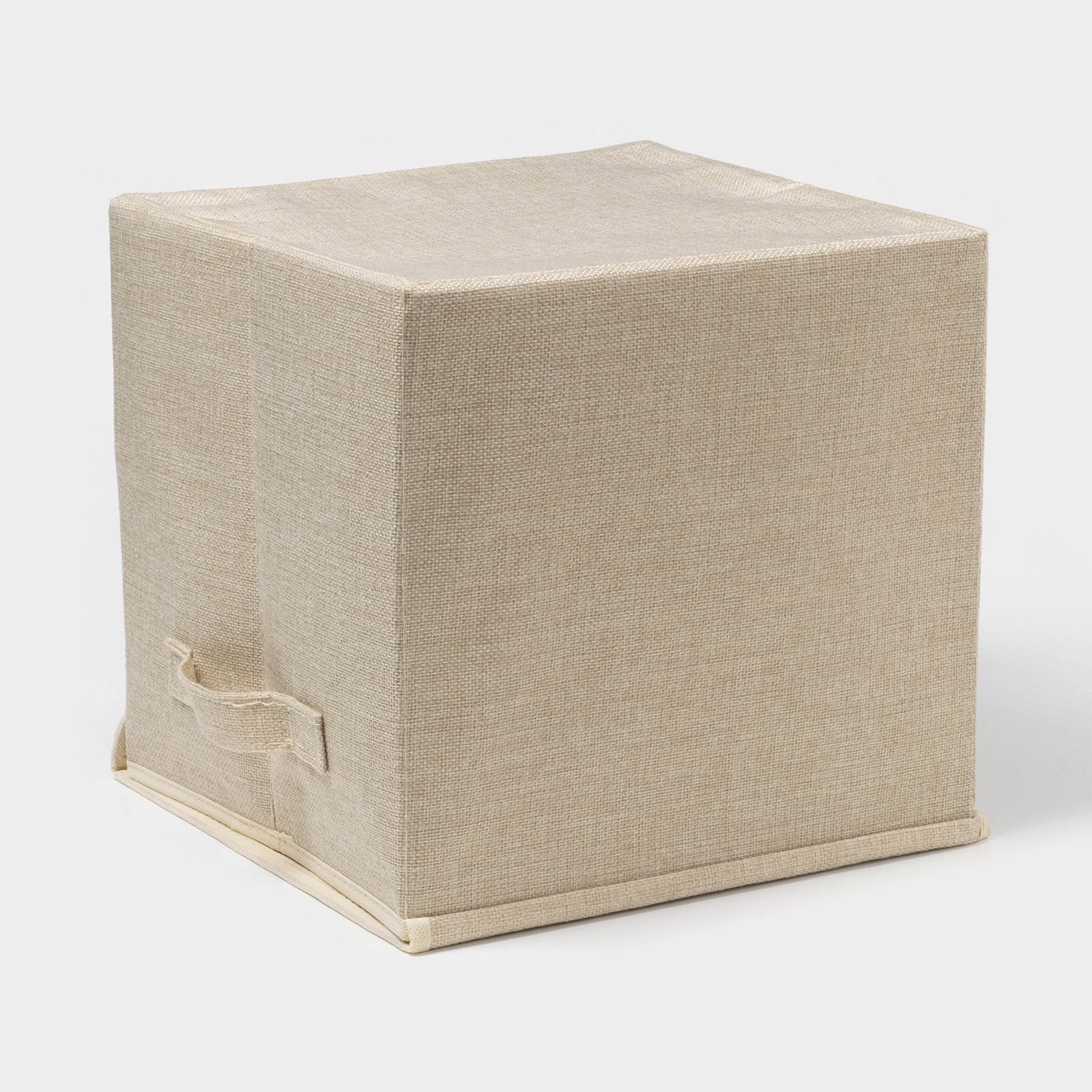 Изображение товара Коробка для хранения Совушка-индеец 29x29x28,5 см из флизелина с крышкой