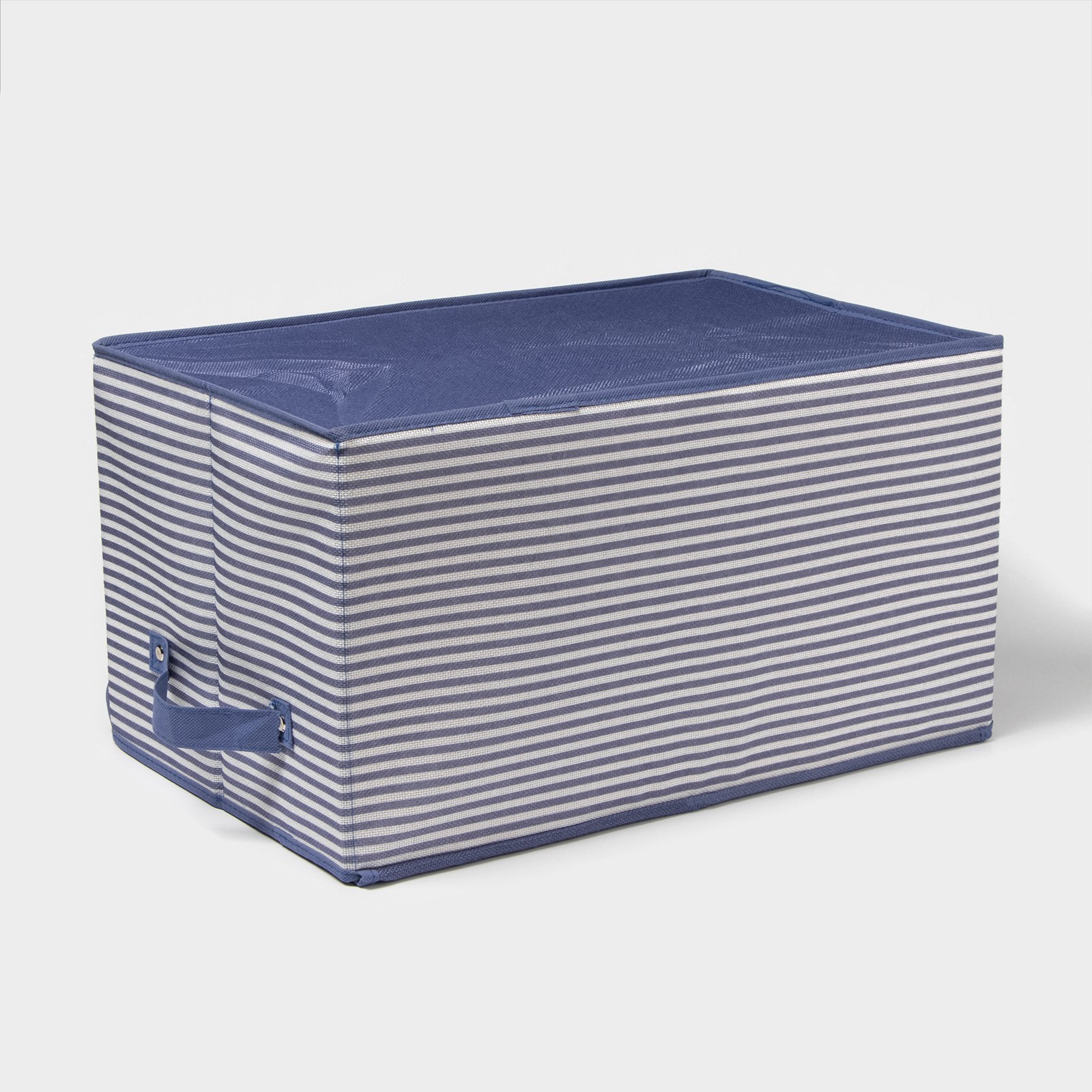 Изображение товара Короб для хранения Сима-ленд Полосы 30x24.5x44.5 см цвет синий