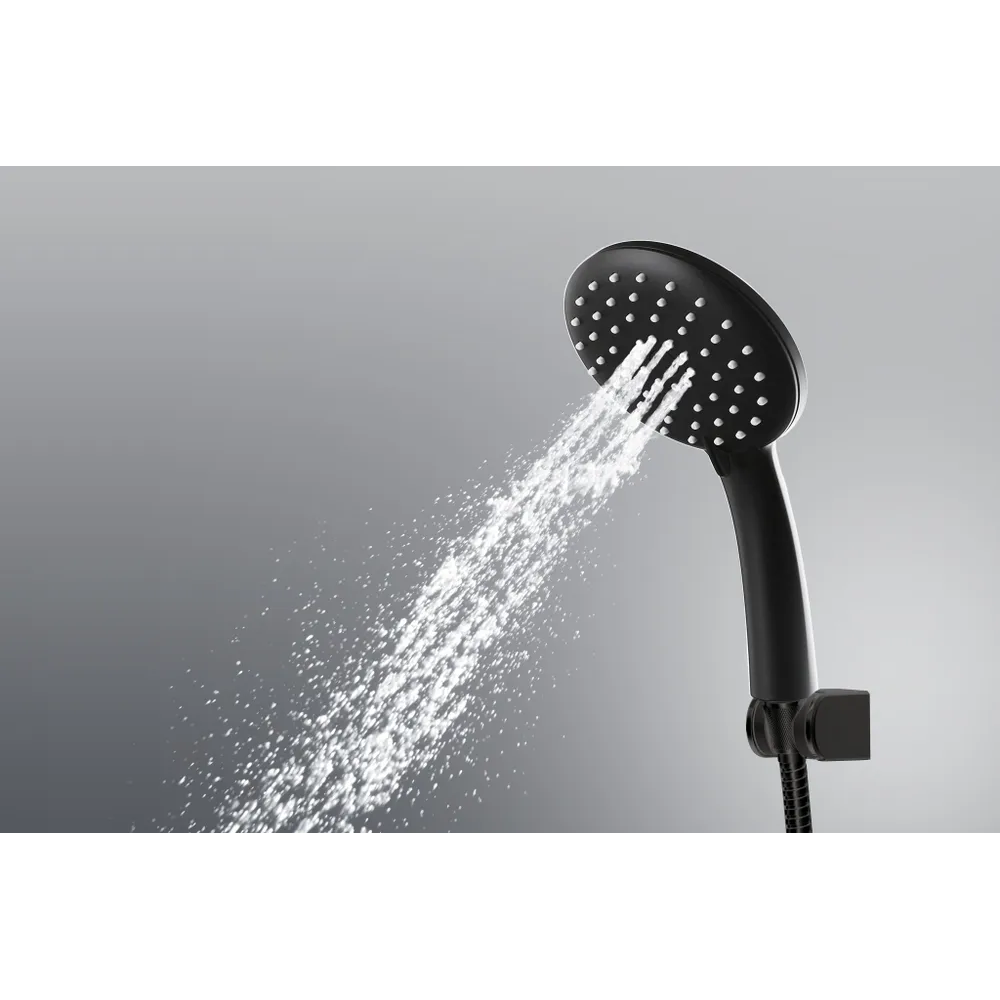 Изображение товара Лейка для душа Sancos SC6003MB 3 режимная цвет черный матовый