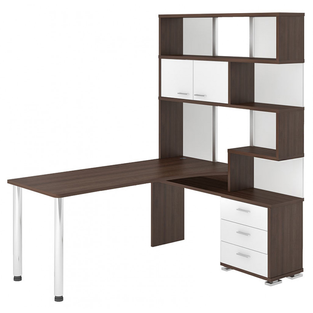 Изображение товара Стол Мэрдэс СР-420/170 ШБЕШ-Ч-ПРАВ крупный рабочий стол для дома и офиса