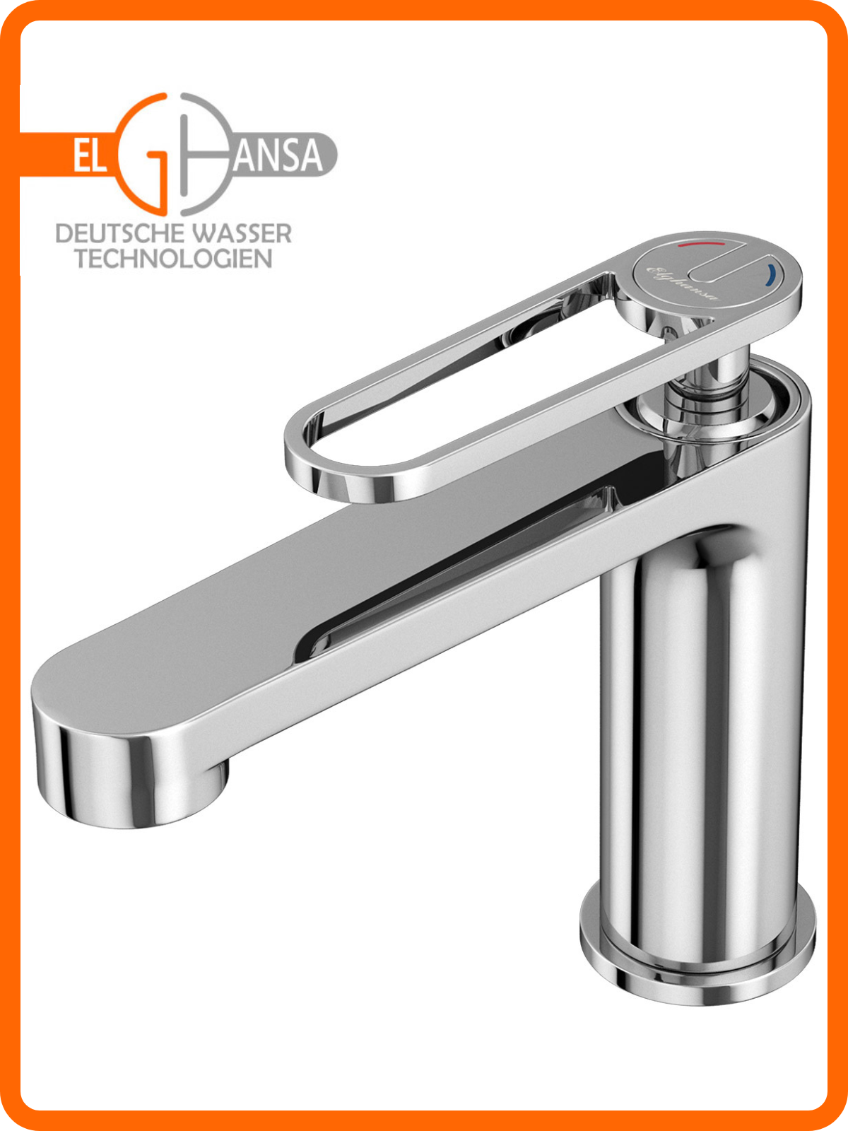 Изображение товара Смеситель для раковины Elghansa Darrel Plus 1635050 хром однорычажный Германия