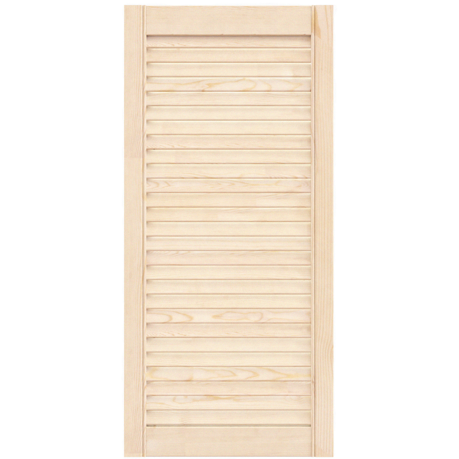 Изображение товара Жалюзийная дверь Timber&Style из сосны 850x394x20 мм для мебельных и интерьерных решений