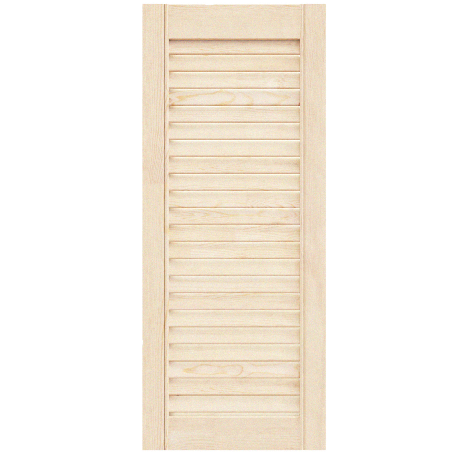 Изображение товара Жалюзийная дверь Timber&Style 715x294x20 мм сосна сорт Экстра для мебели и окон