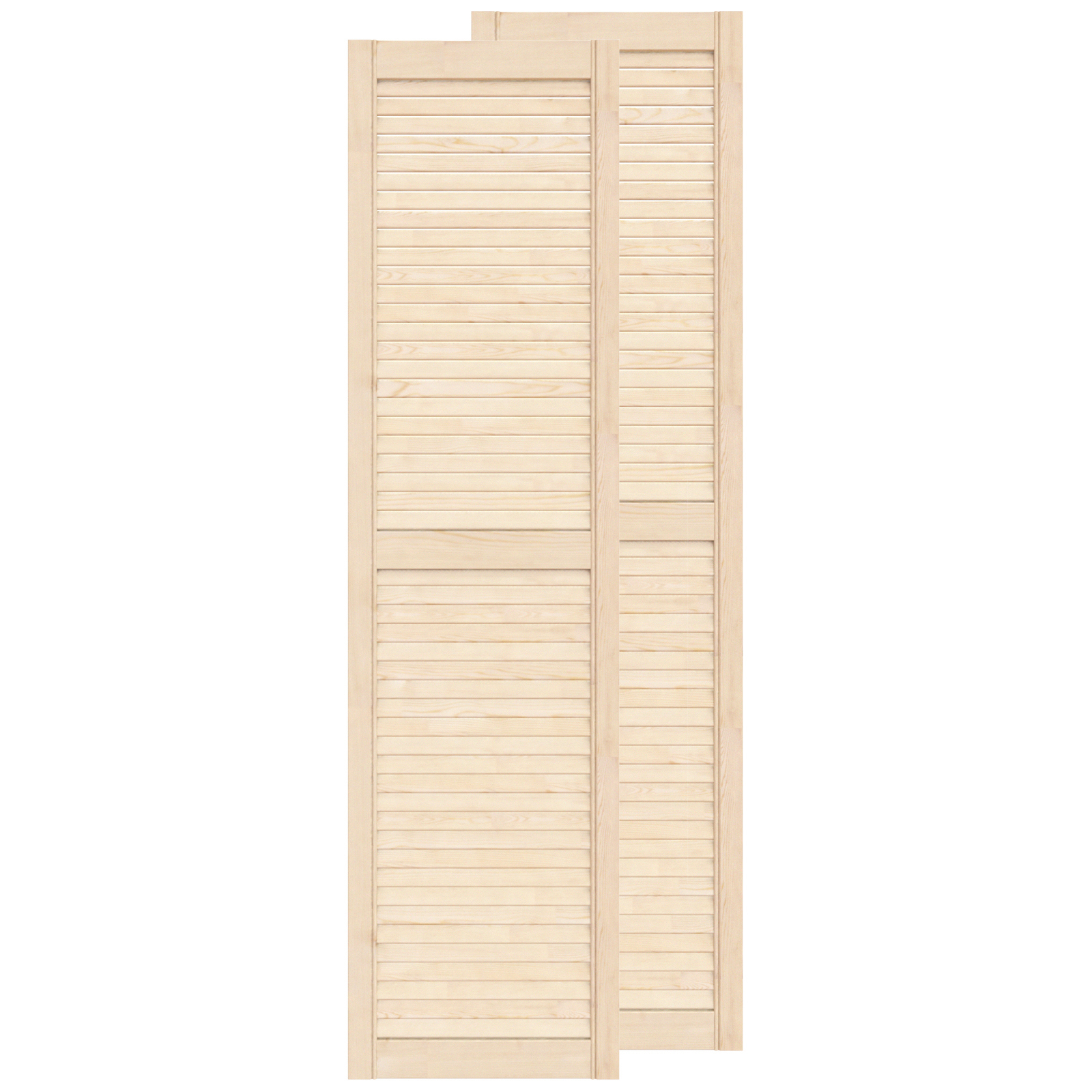 Изображение товара Жалюзийная дверь 2 шт Timber&Style 1505x394x20 мм сосна сорт Экстра