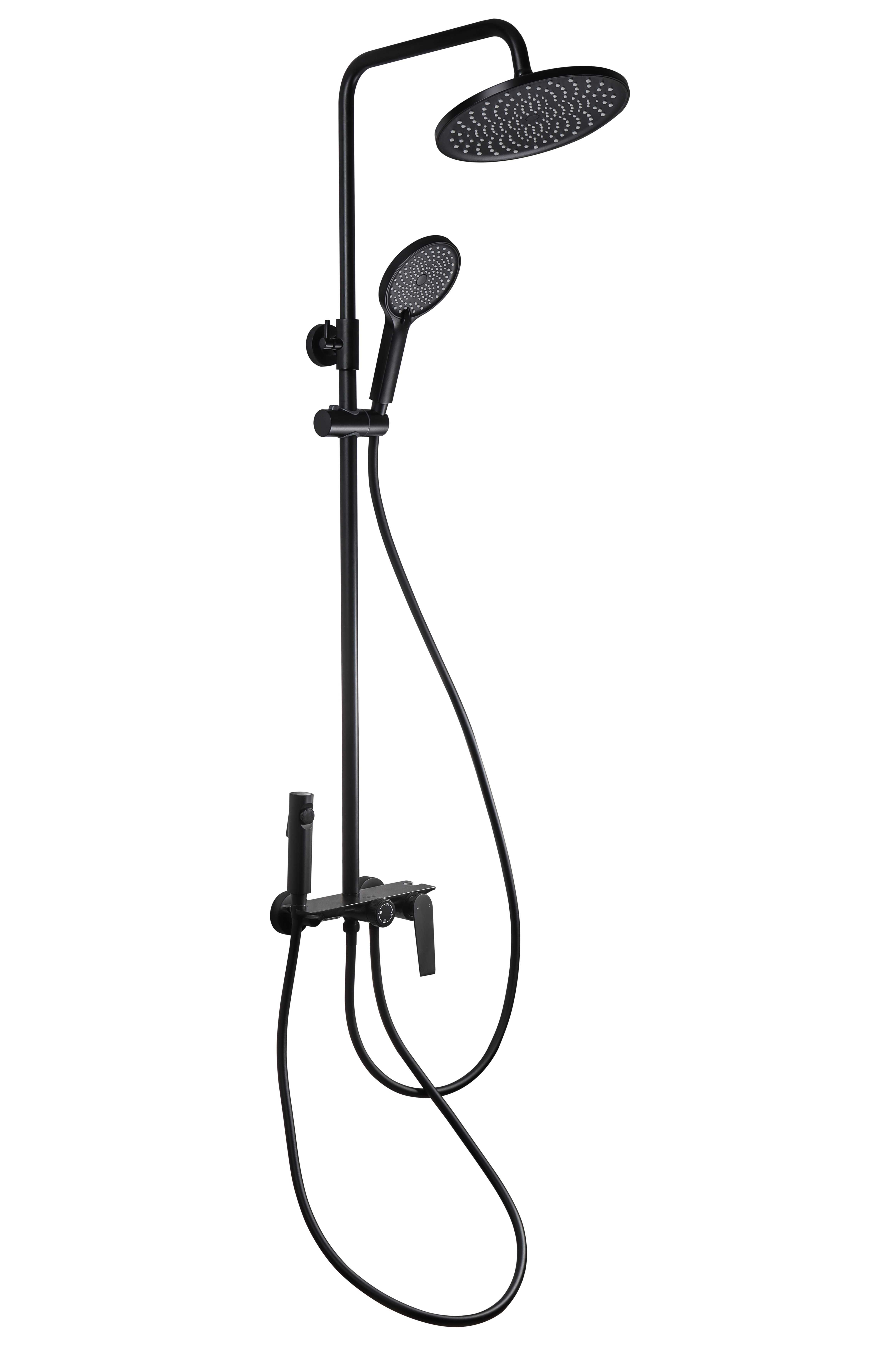 Изображение товара Душевая стойка Maxonor pure life Tallis PL2495-7 3 режима черная