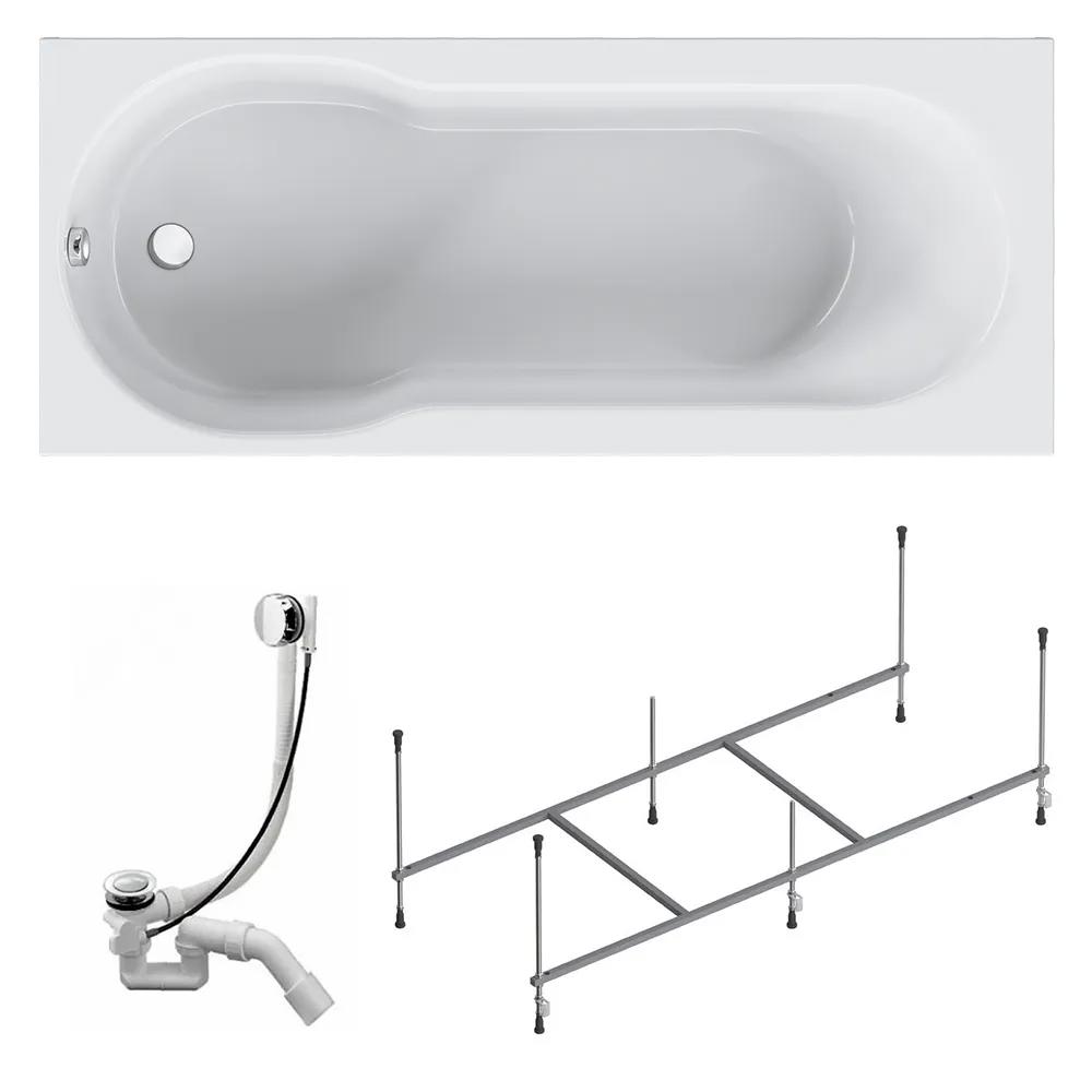 Изображение товара Ванна прямоугольная AM.PM X-Joy W88A 170x70 акриловая белая с каркасом