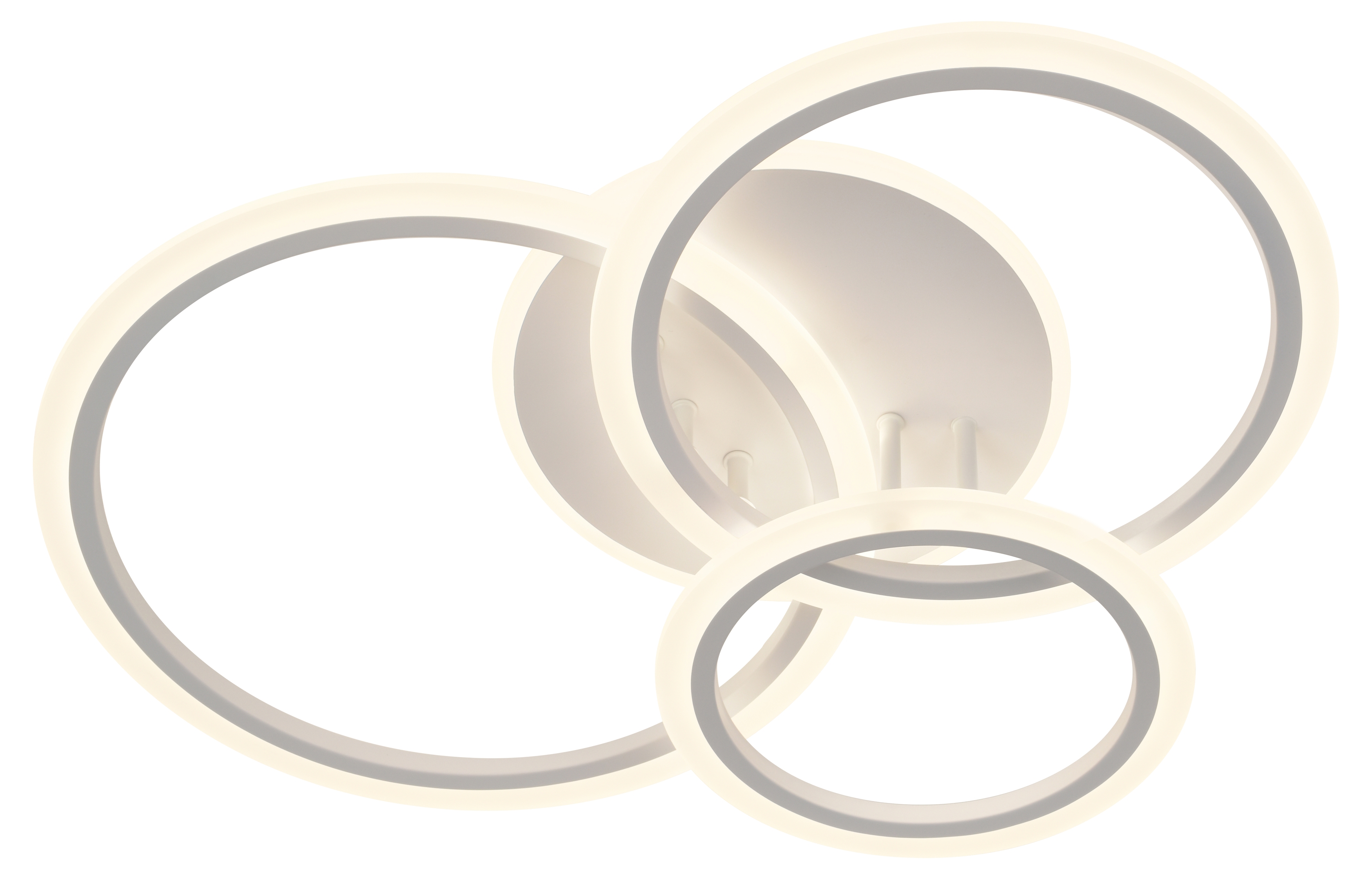 Изображение товара Люстра потолочная светодиодная Rivoli Inesa 6153-104 с пультом регулировки белый LED