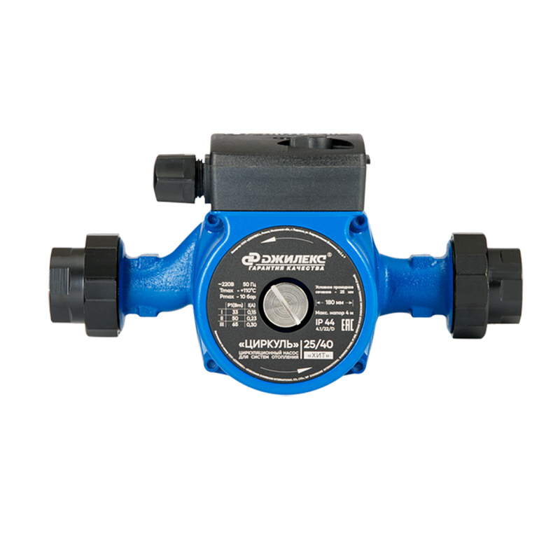 Изображение товара Циркуляционный насос Джилекс 2540ДНСК 25.4/4.6 180 чугун с гайками 1"