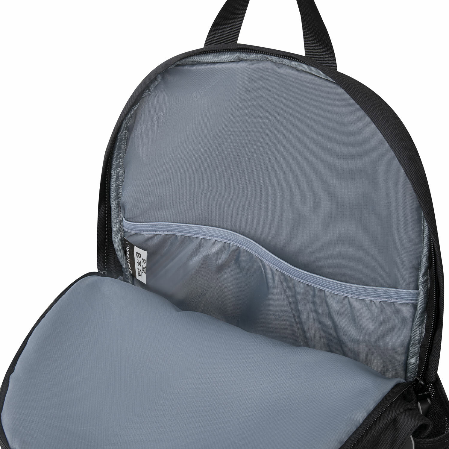 Изображение товара Рюкзак Brauberg Fashion city 31x46x15 см полиэстер серый черный для ноутбука