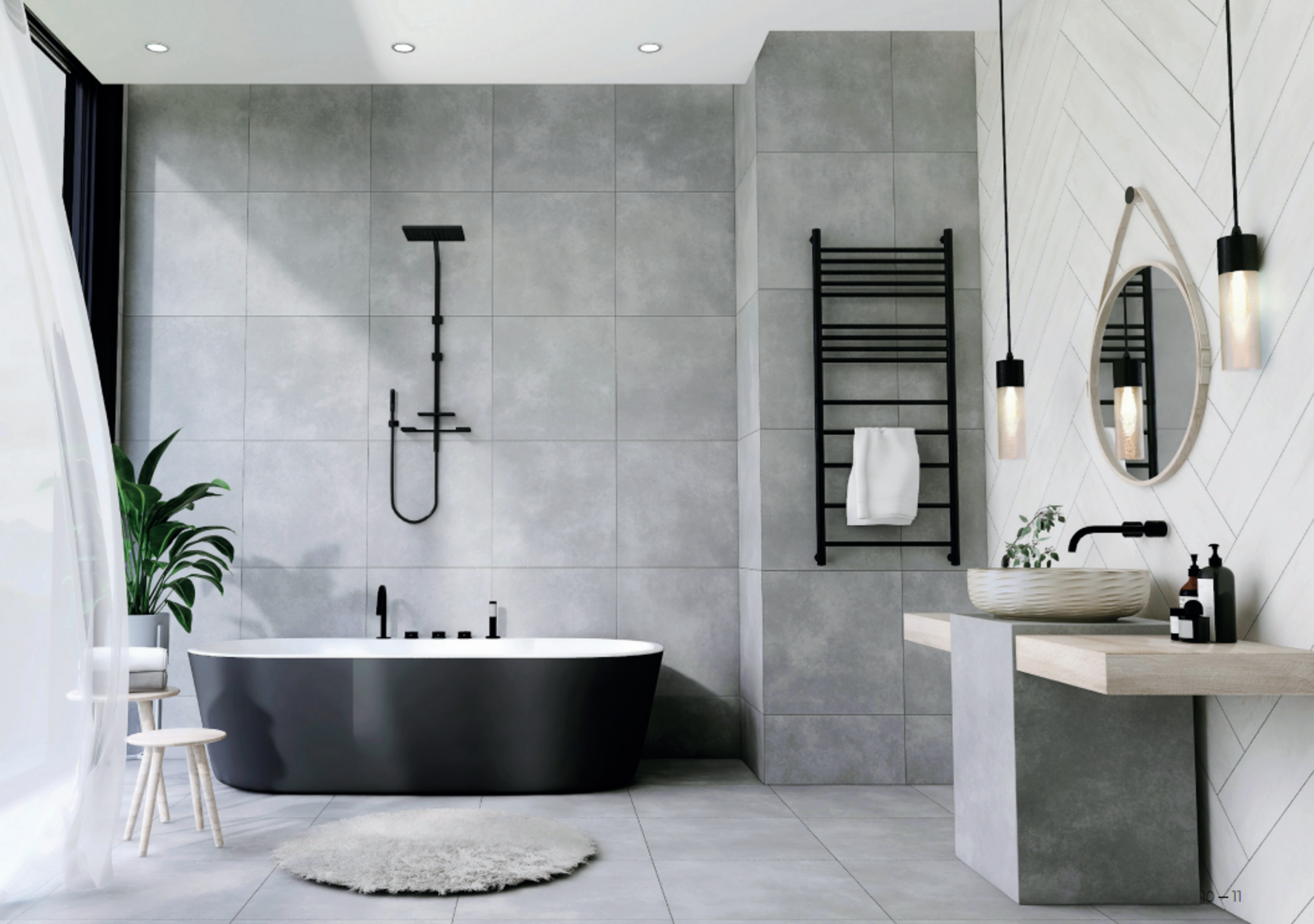 Изображение товара Керамогранит Eurotile Beton 7930138704347 60x60см цвет серый/серебристый