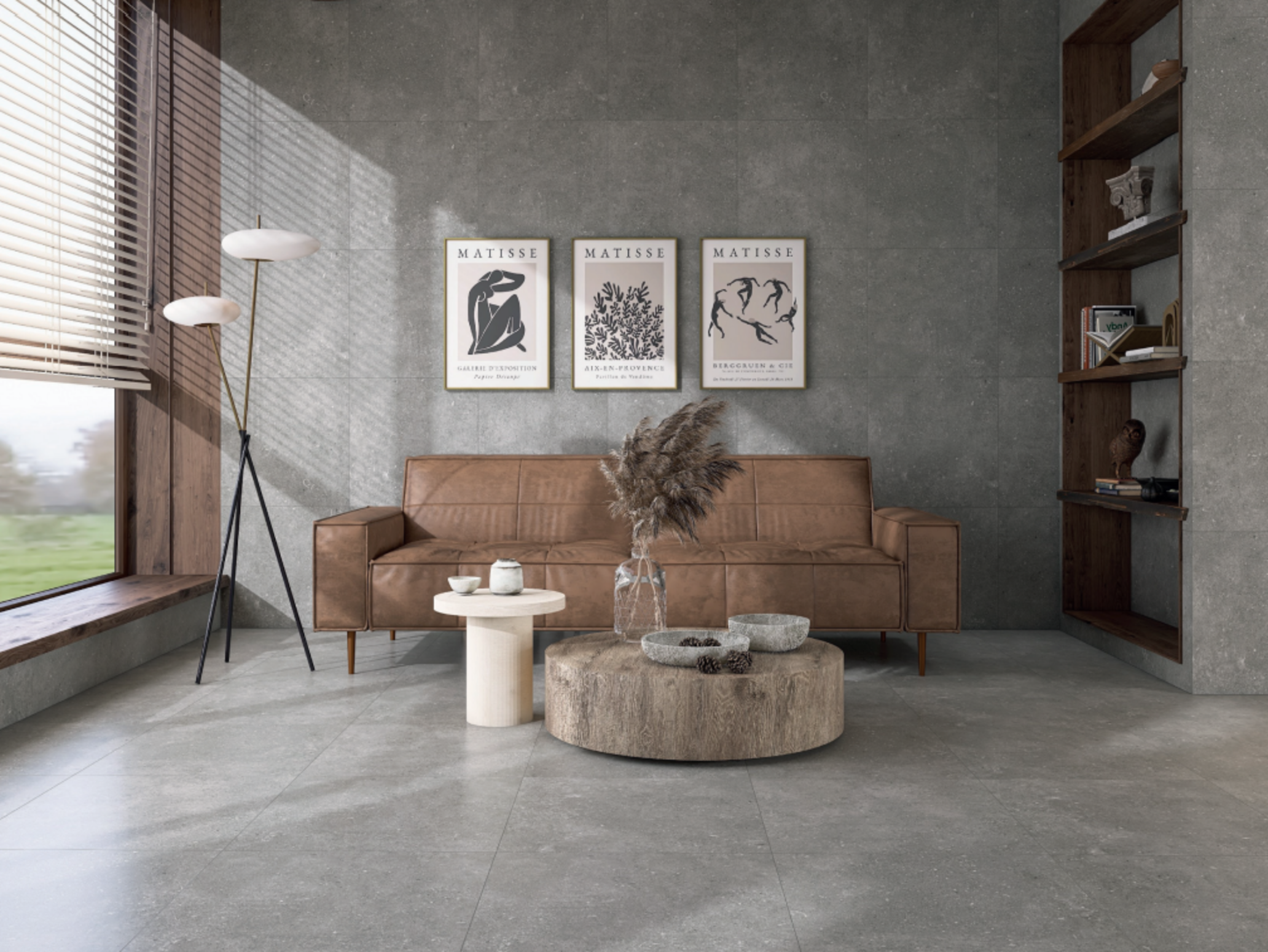 Изображение товара Керамогранит Eurotile Shellstone 60x60 см Серый/Серебристый
