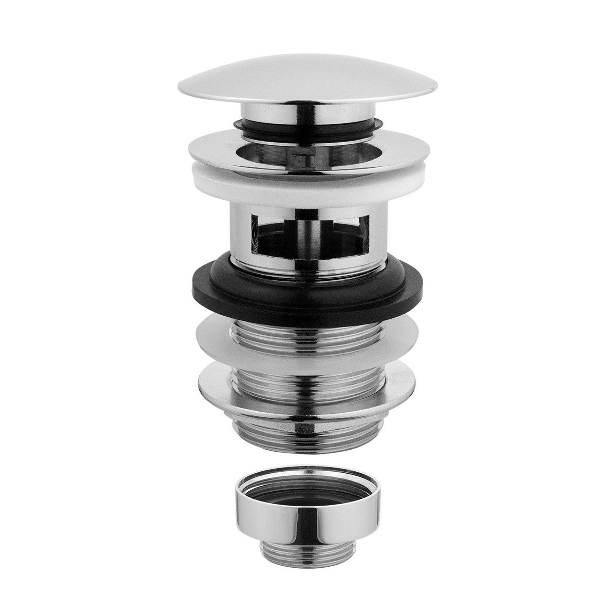 Изображение товара Донный клапан для раковины Arrowhead 740004 11.5 см ø62 клик-клак цвет хромированный блестящий