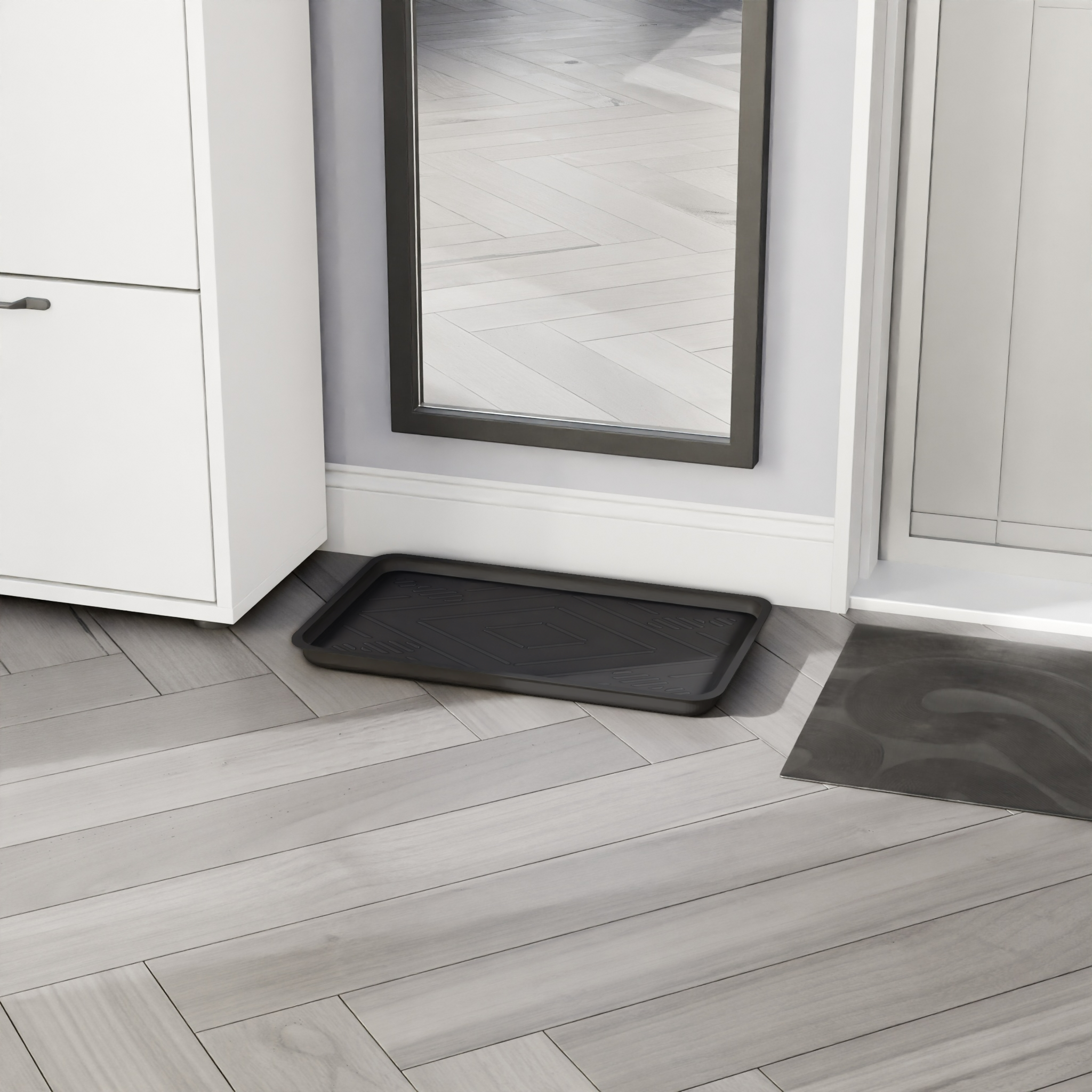 Изображение товара Универсальный коврик грязезащитный Лон 31x51 см черный для дома и улицы