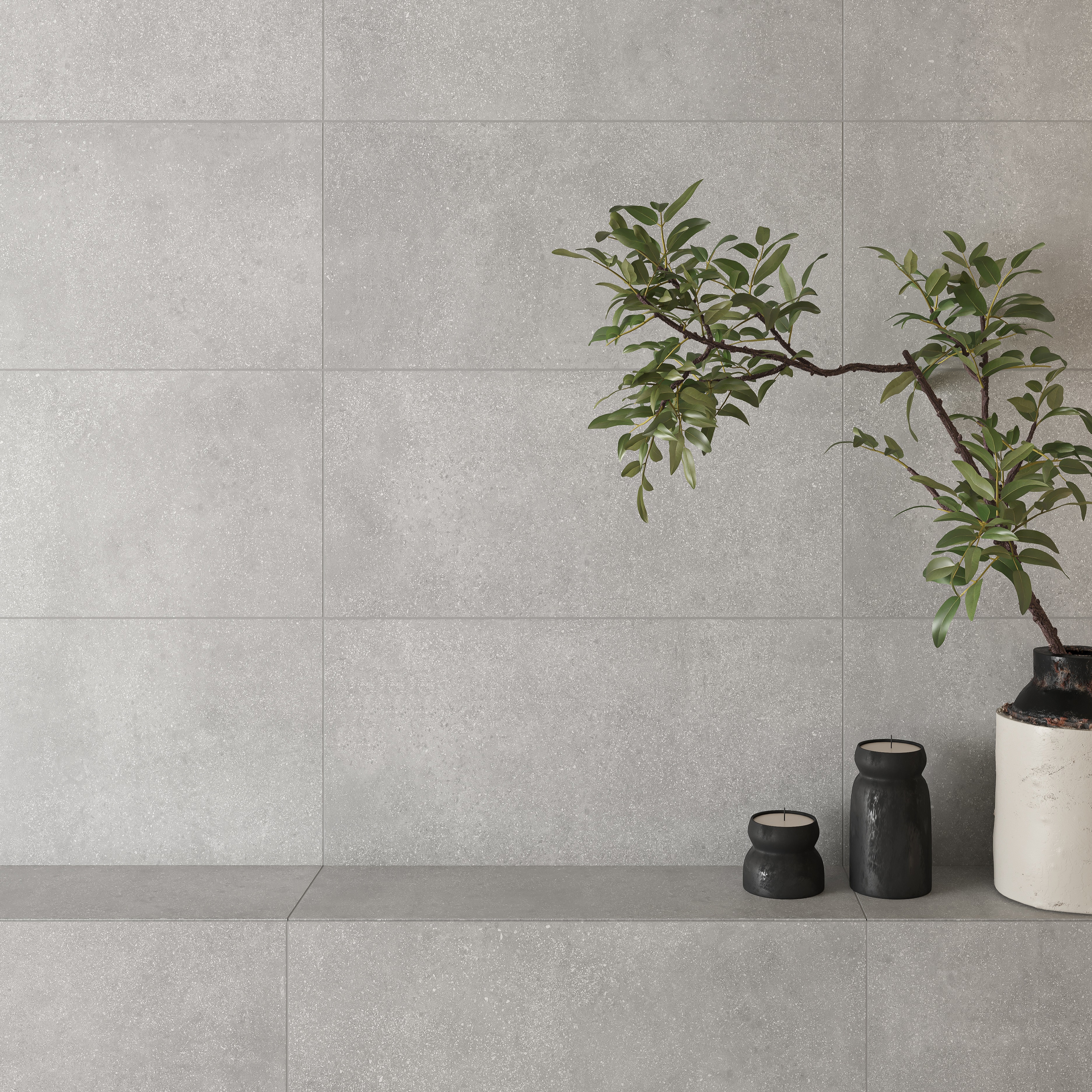Изображение товара Настенная плитка Gracia Ceramica Berns 25x60 см матовая серый бетон стиль