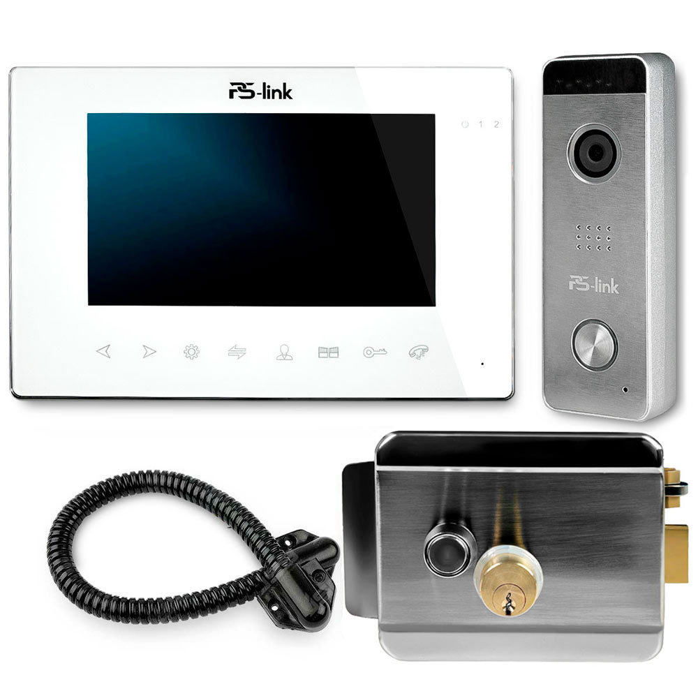 Изображение товара Видеодомофон Ps-link KIT-714TDP-SS 7" цвет белый