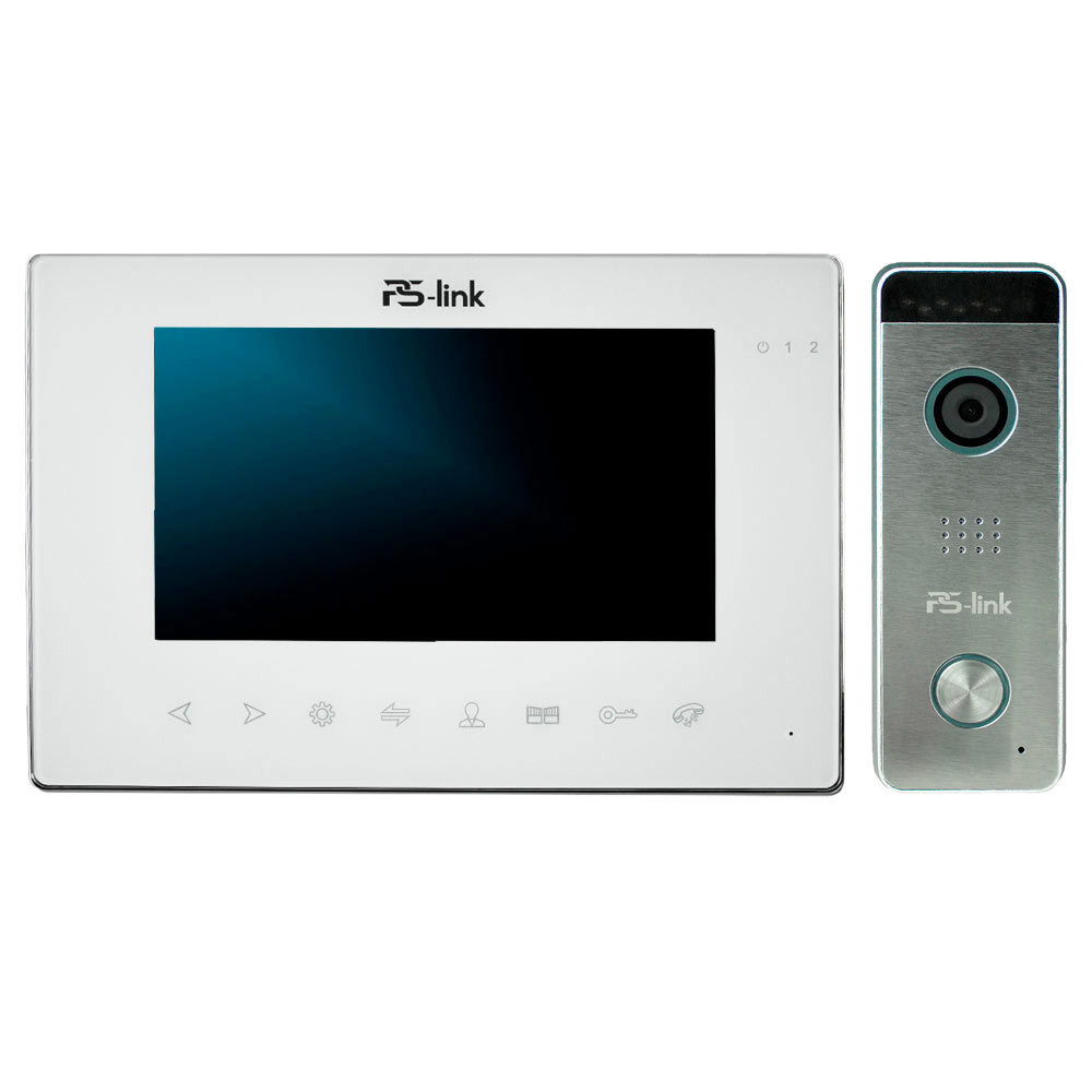 Изображение товара Комплект WI-FI видеодомофона Ps-link KIT-714TDP-207CR-S 7" цвет белый