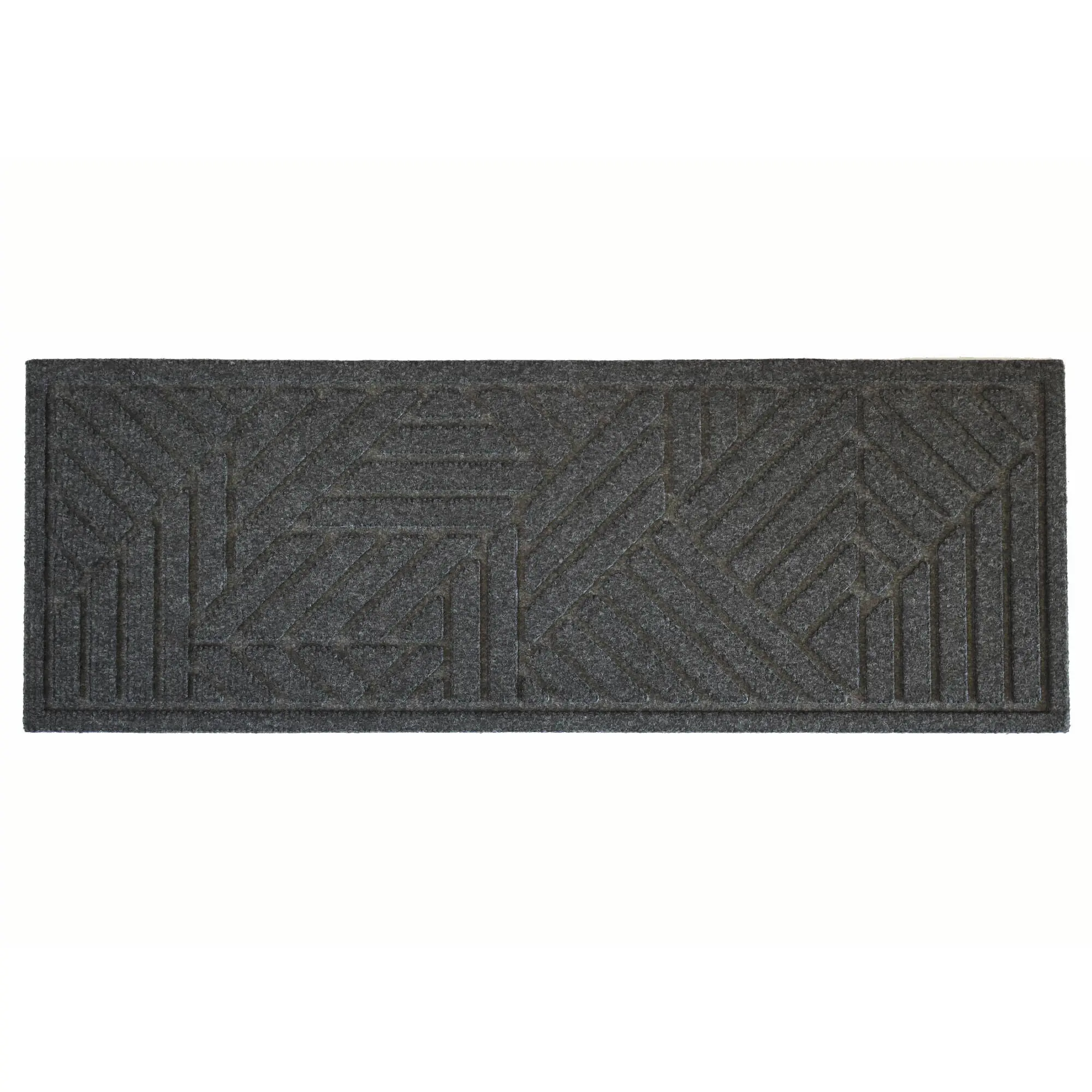 Коврик грязезащитный Cipro G2 25x70 см полипропилен цвет серый