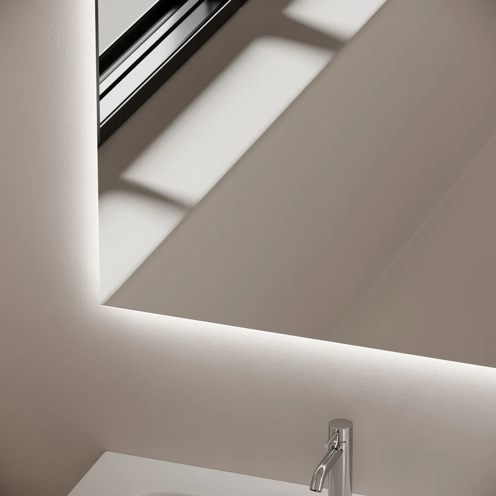 Изображение товара Зеркало для ванной Sancos Square SQ1600 с подсветкой 160x80см