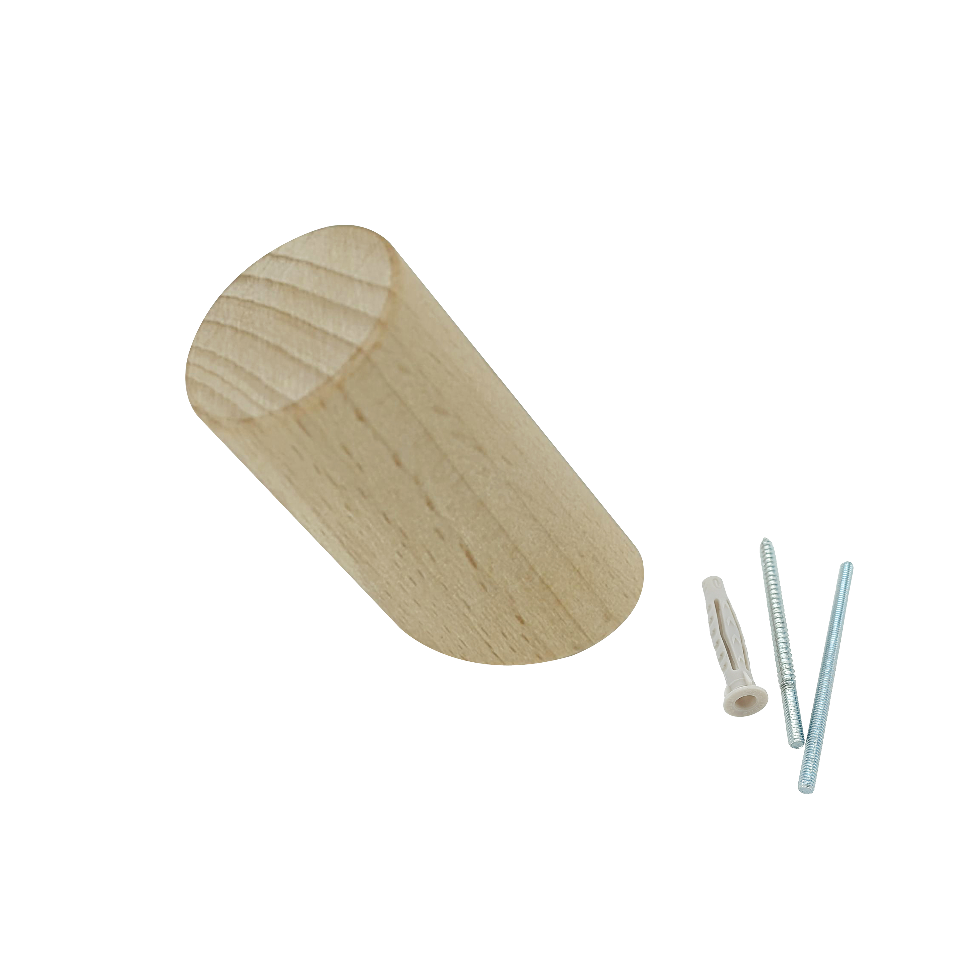 Вешалка настенная Branco 1 крючок 3x3x6.1 см цвет натуральный - 2